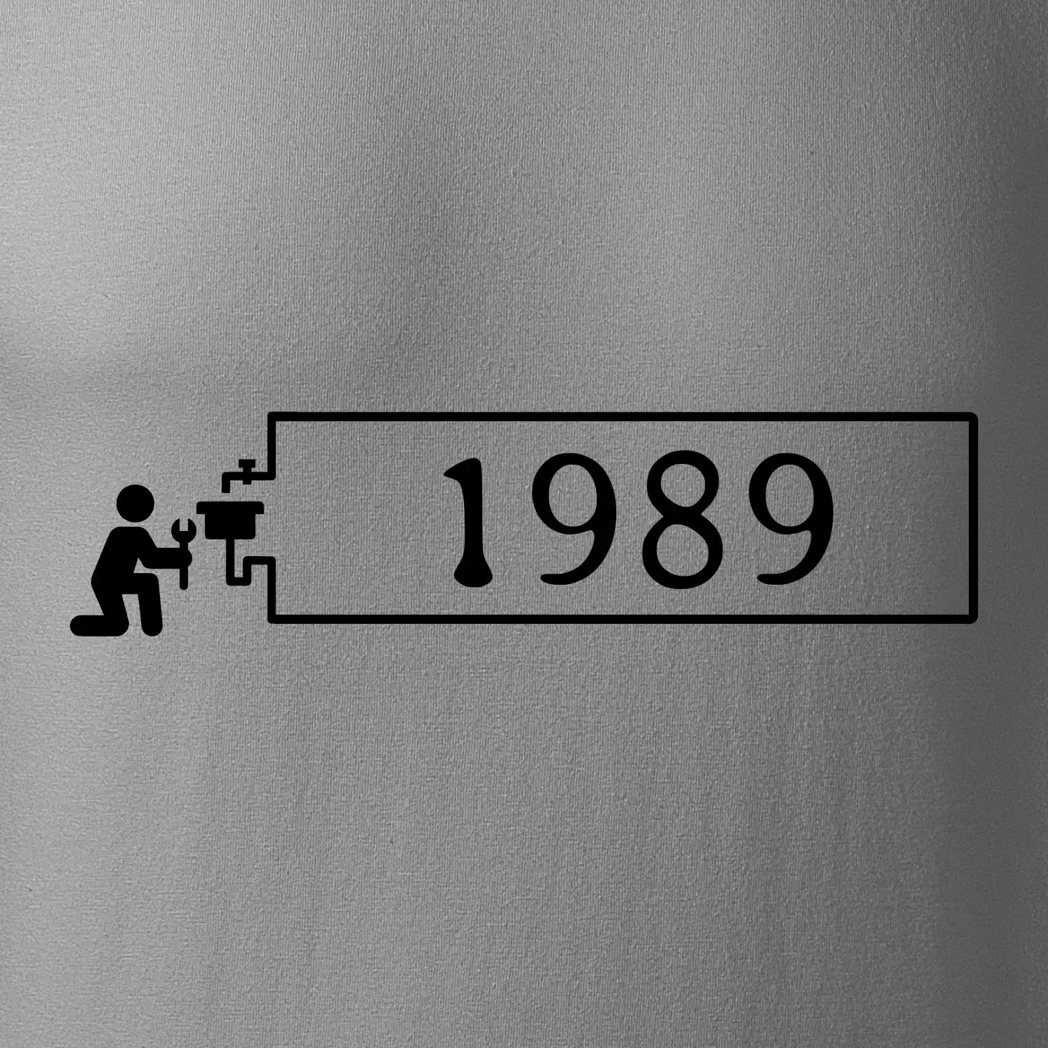 Instalatér - ročník narození v rámečku