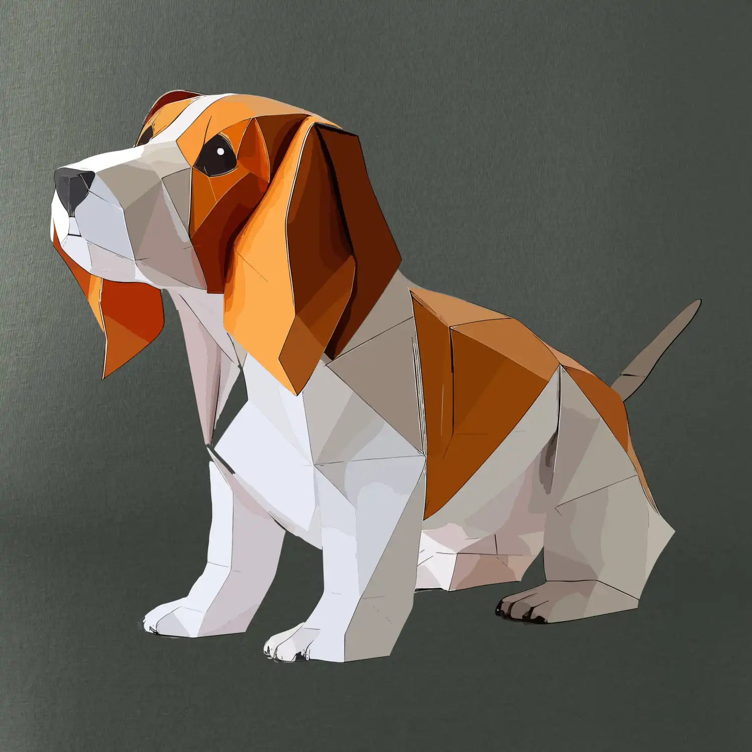 Bígl slepený z papíru