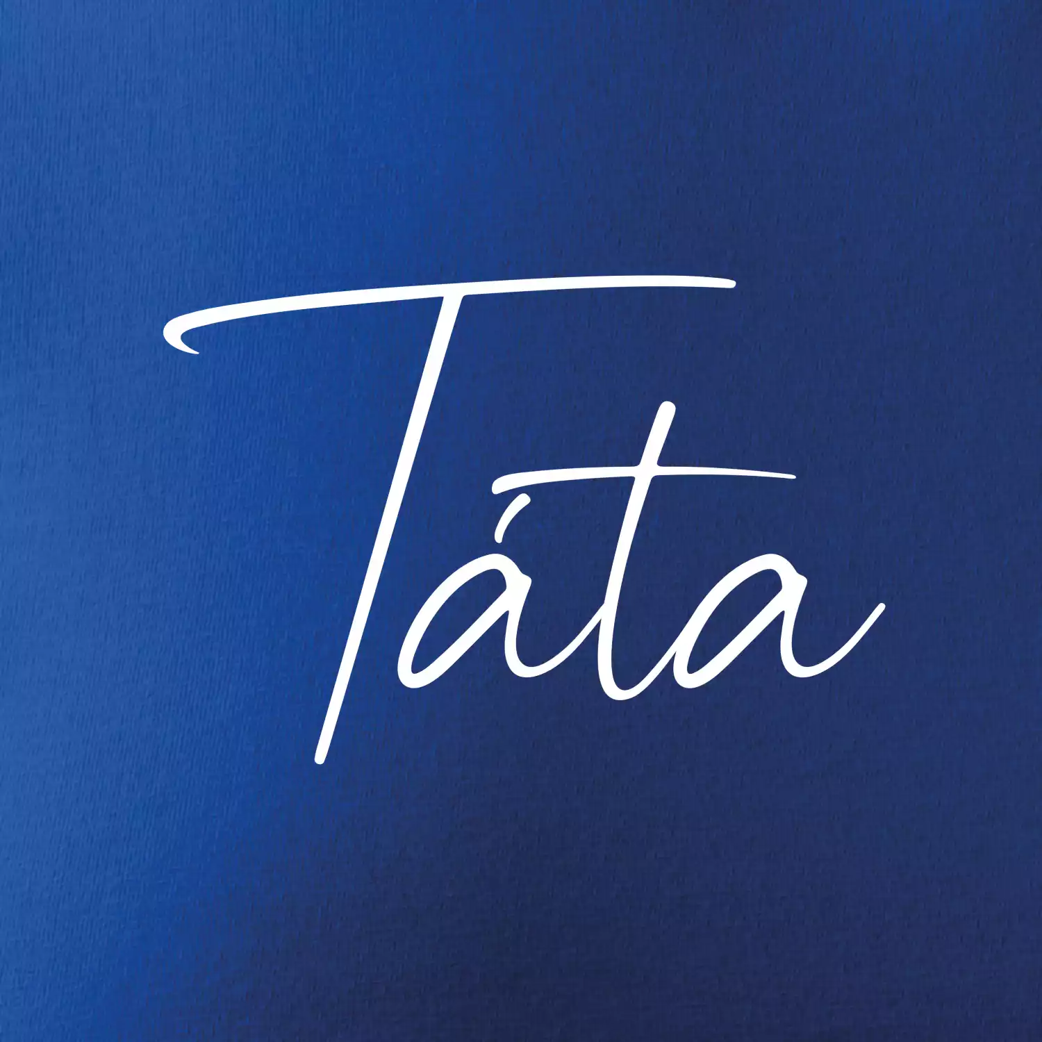 Nápis psací na prsou - táta