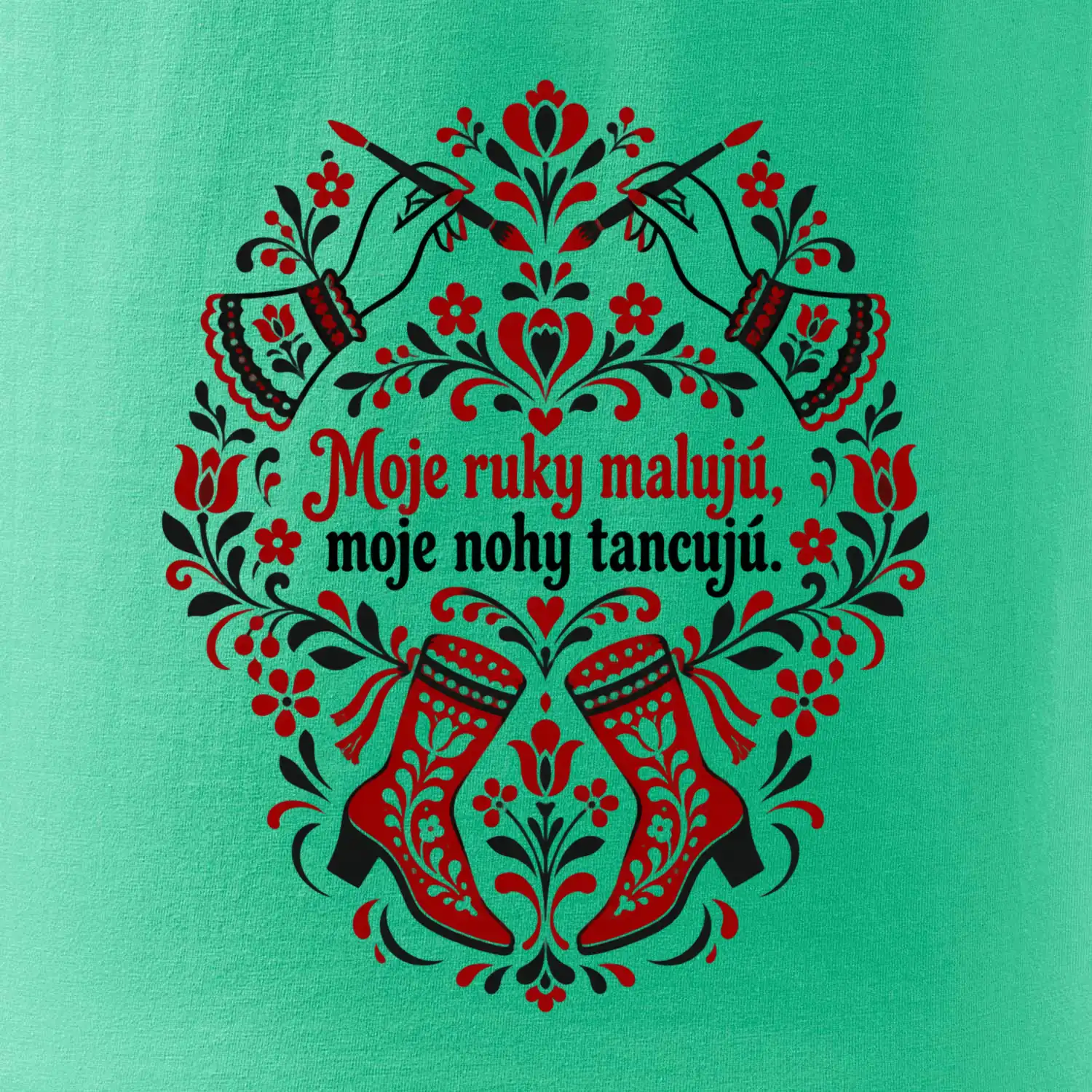 Moje ruky malujú, moje nohy tancujú