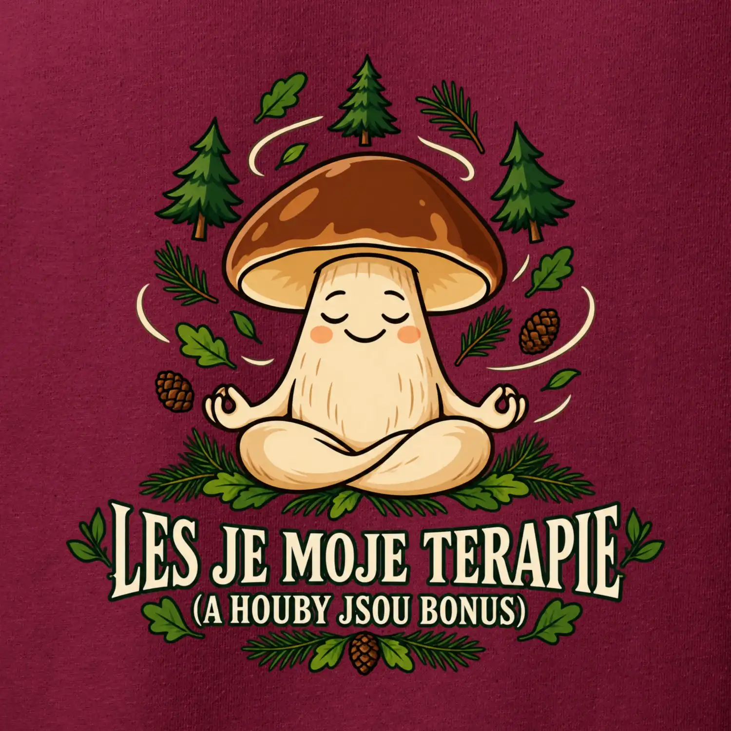 Les je moje terapie, houby jsou bonus