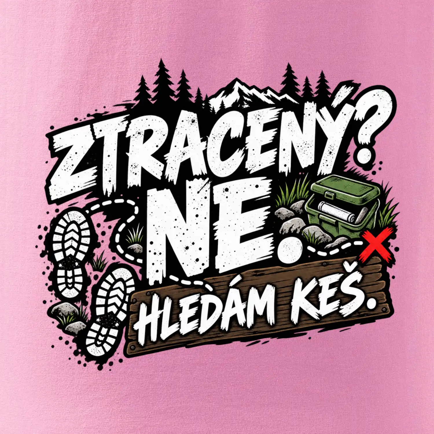 Ztracený ne hledám keš otisky bot