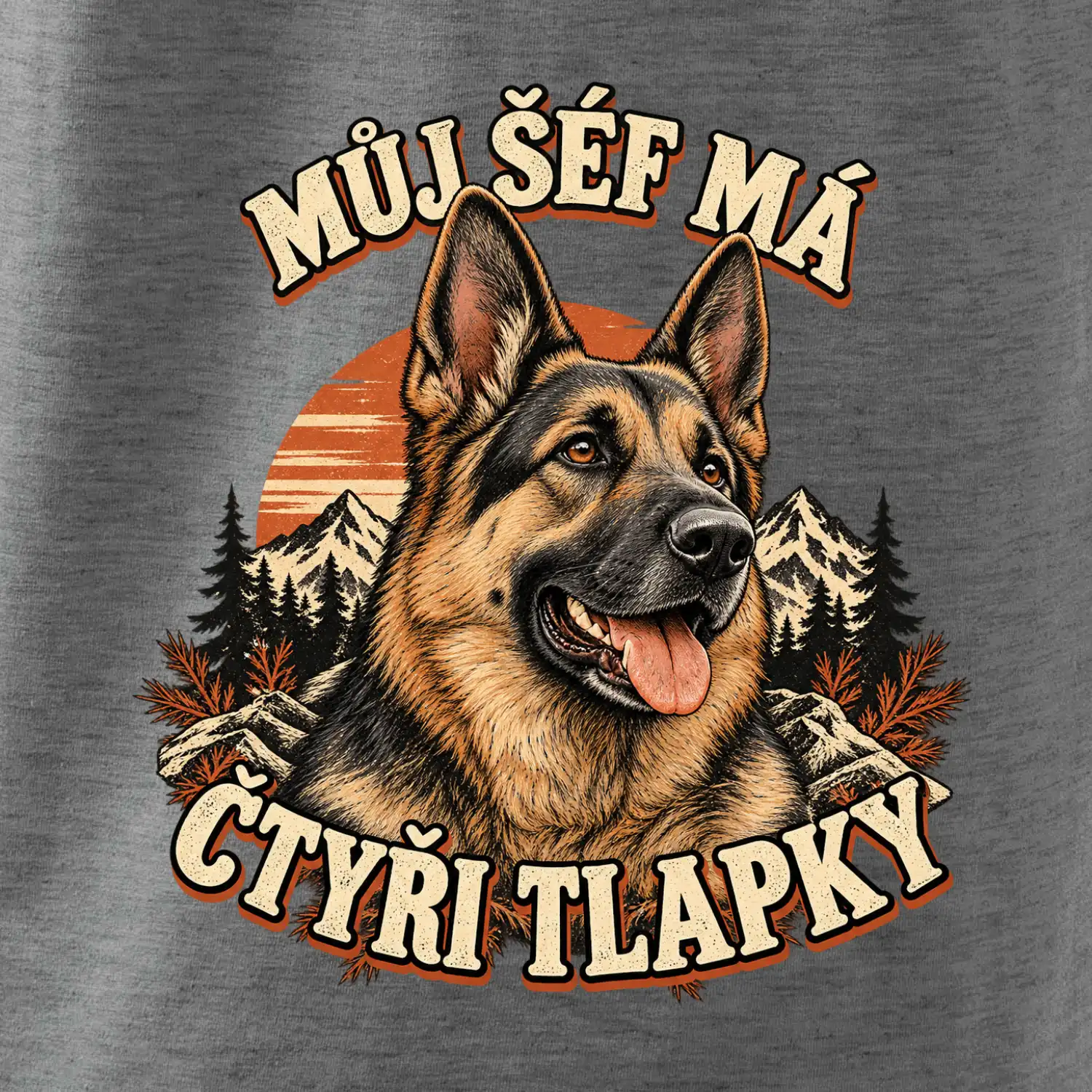 Můj šéf má čtyři tlapky - německý ovčák