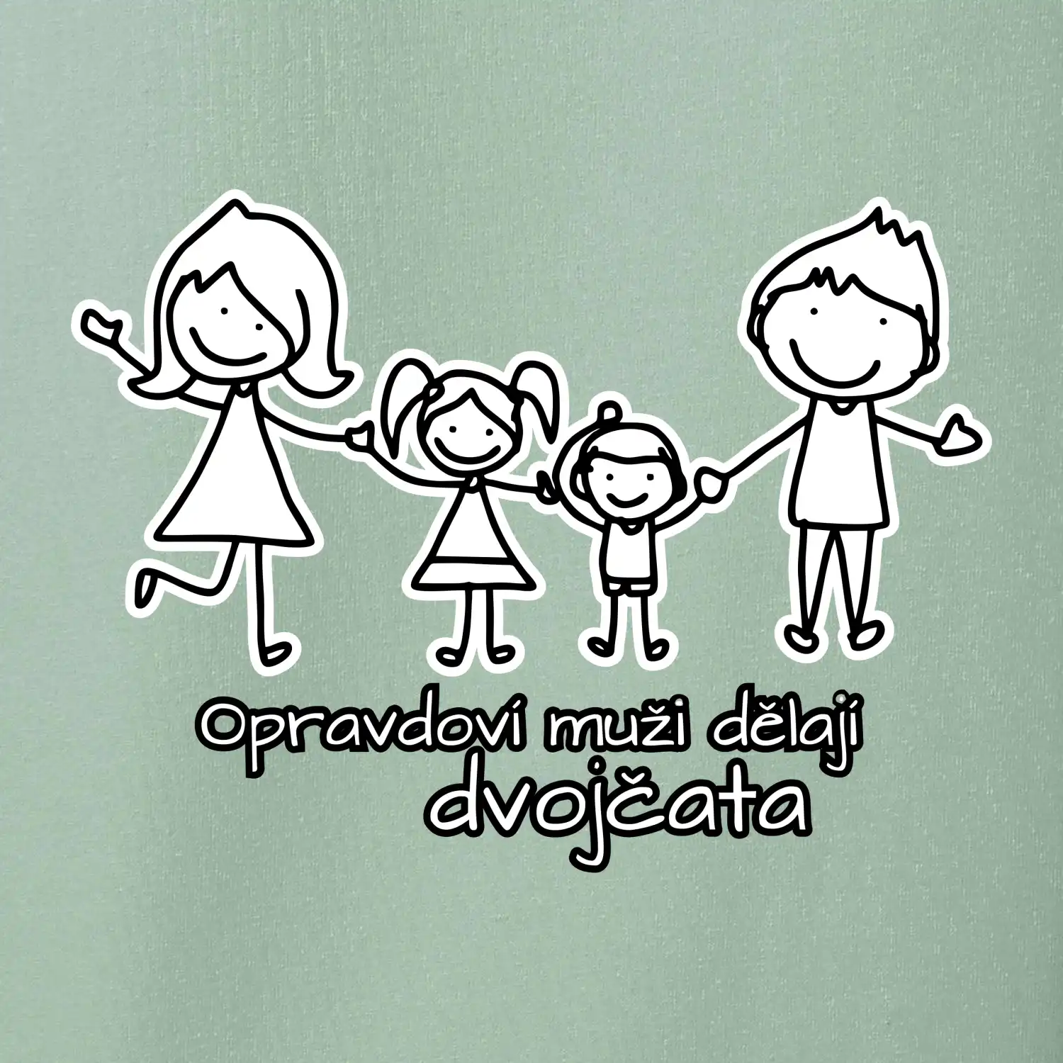 Opravdoví muži dělají dvojčata - holka kluk