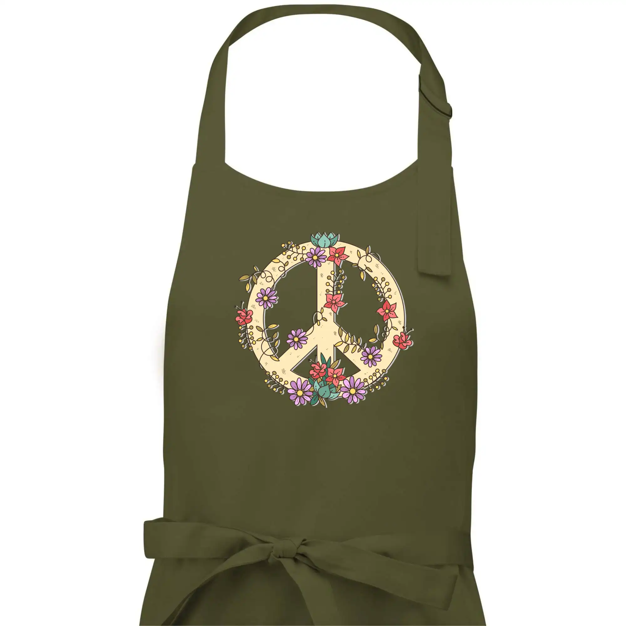 Peace symbol pískový