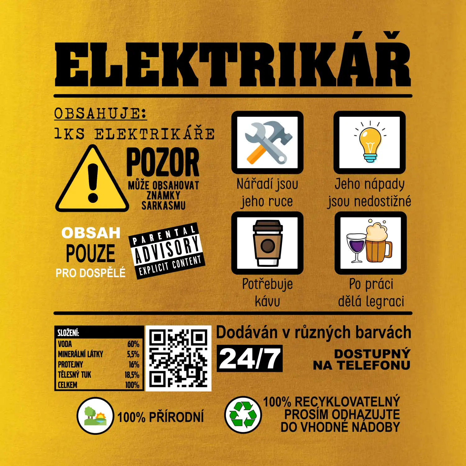 Profese - informace o produktu - elektrikář
