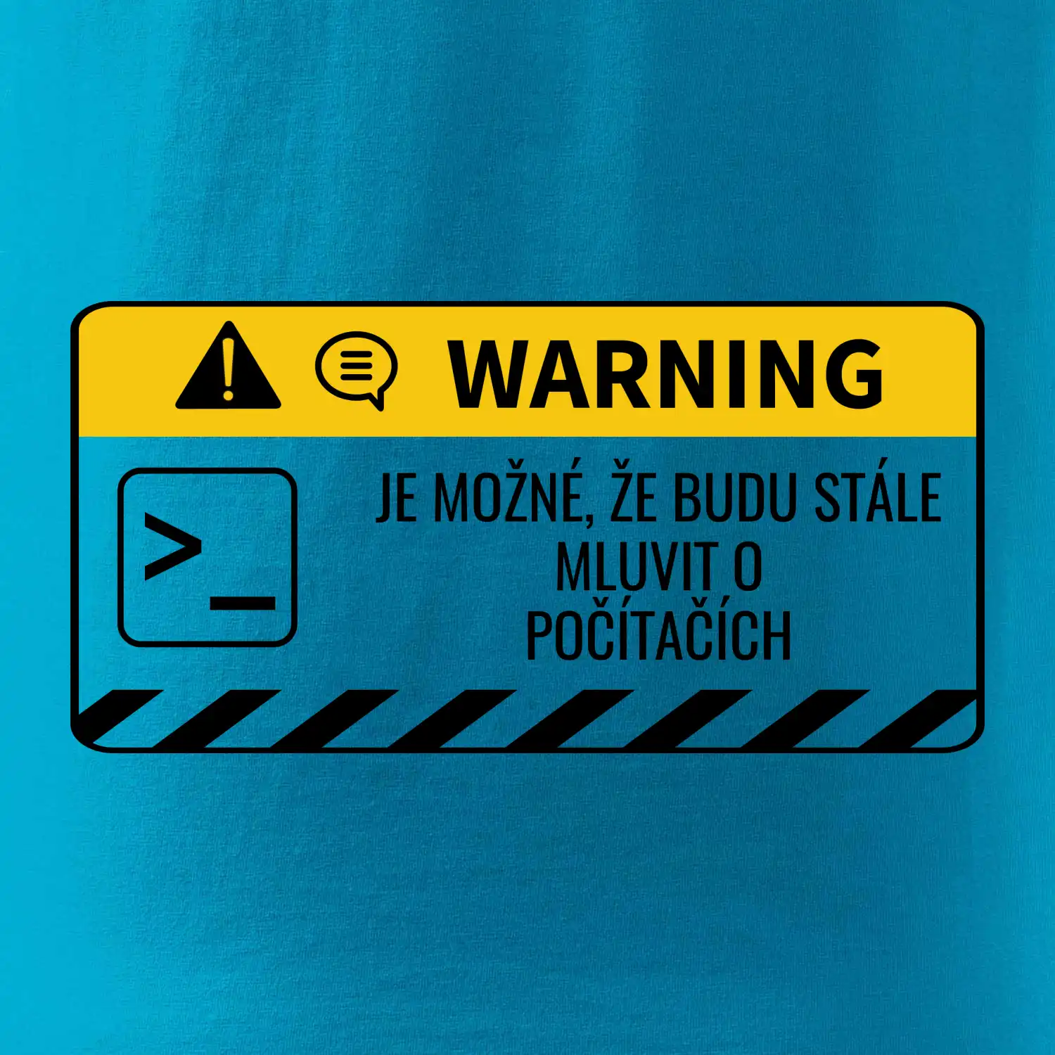Warning mluvení - Počítač