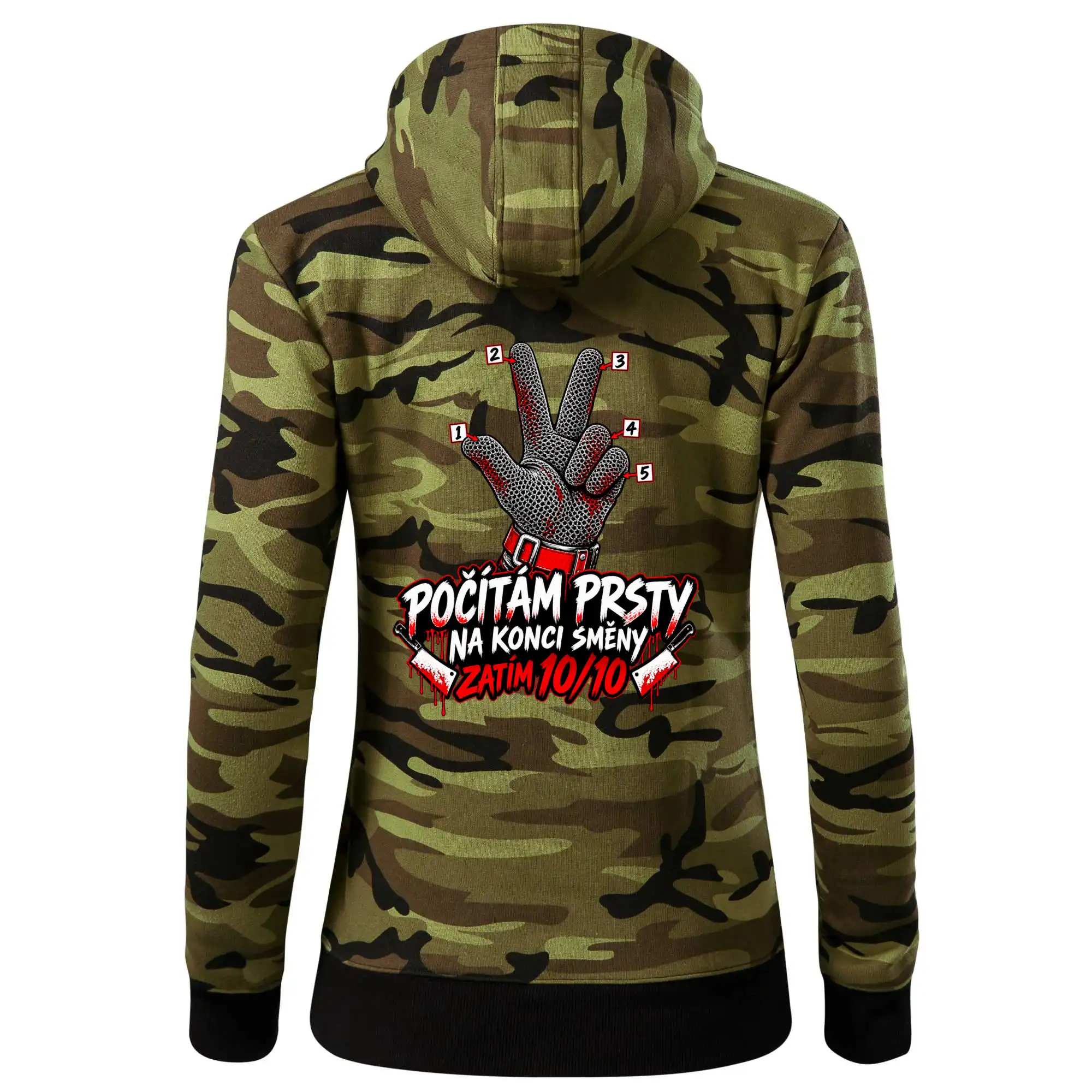 Řezník počítám prsty na konci směny