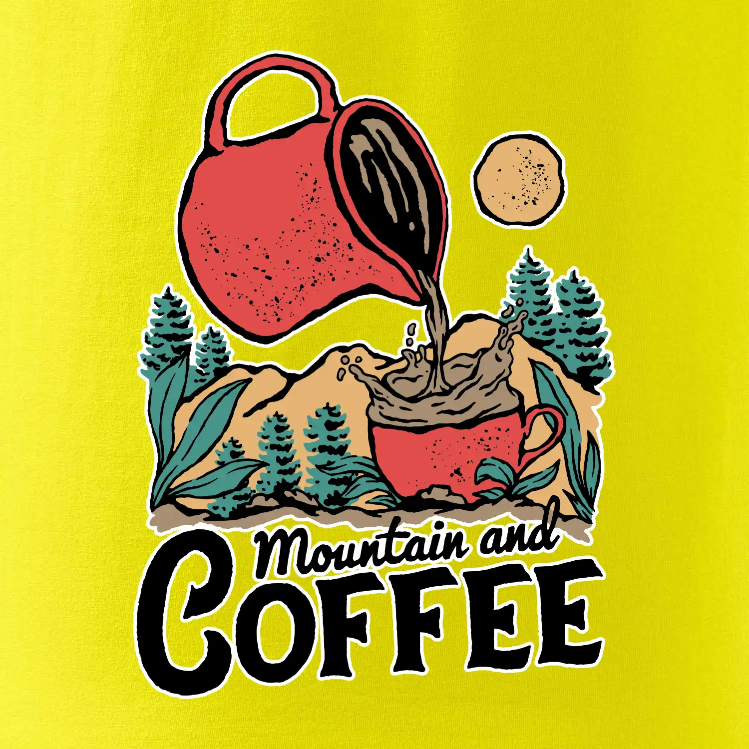 Mountain and Coffee