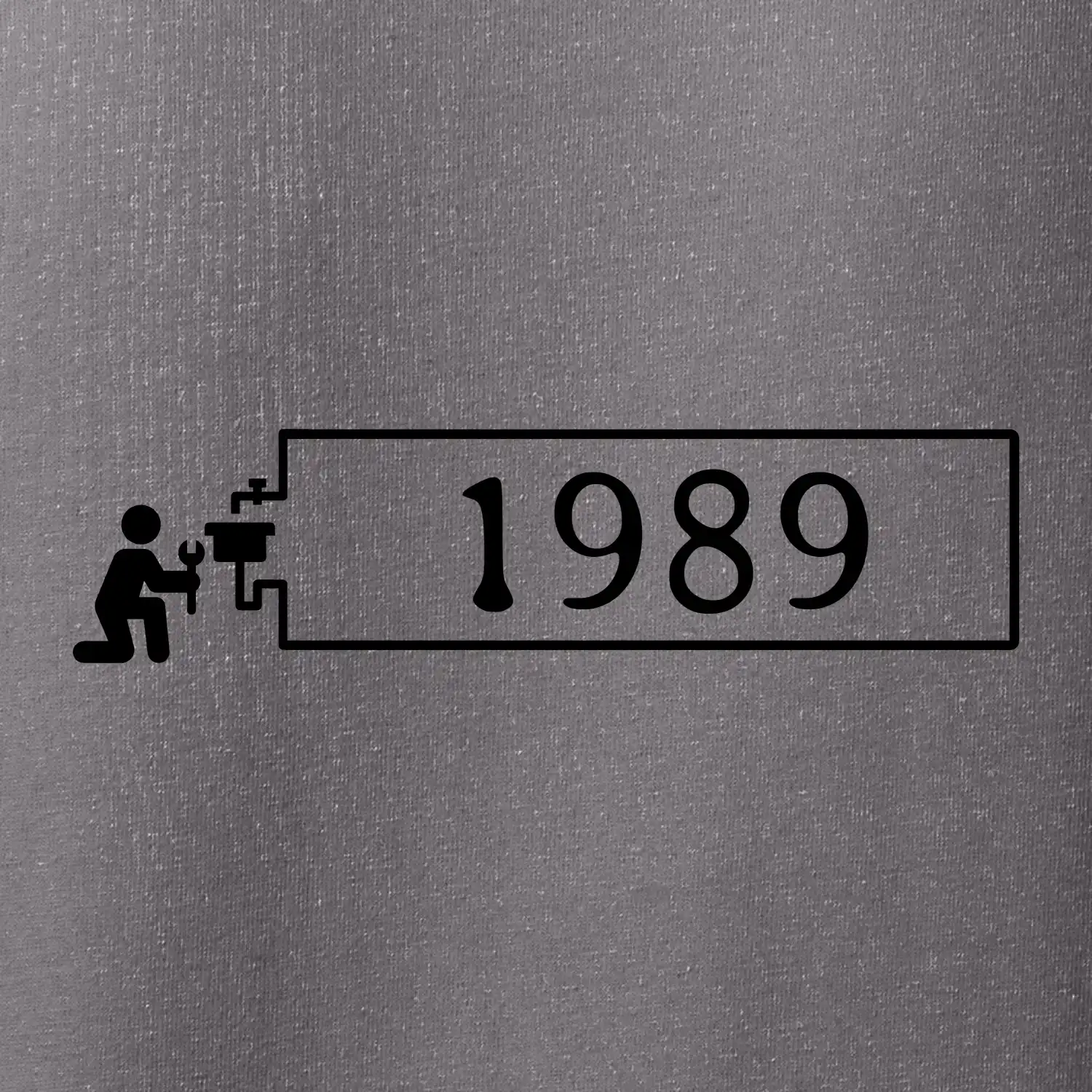 Instalatér - ročník narození v rámečku