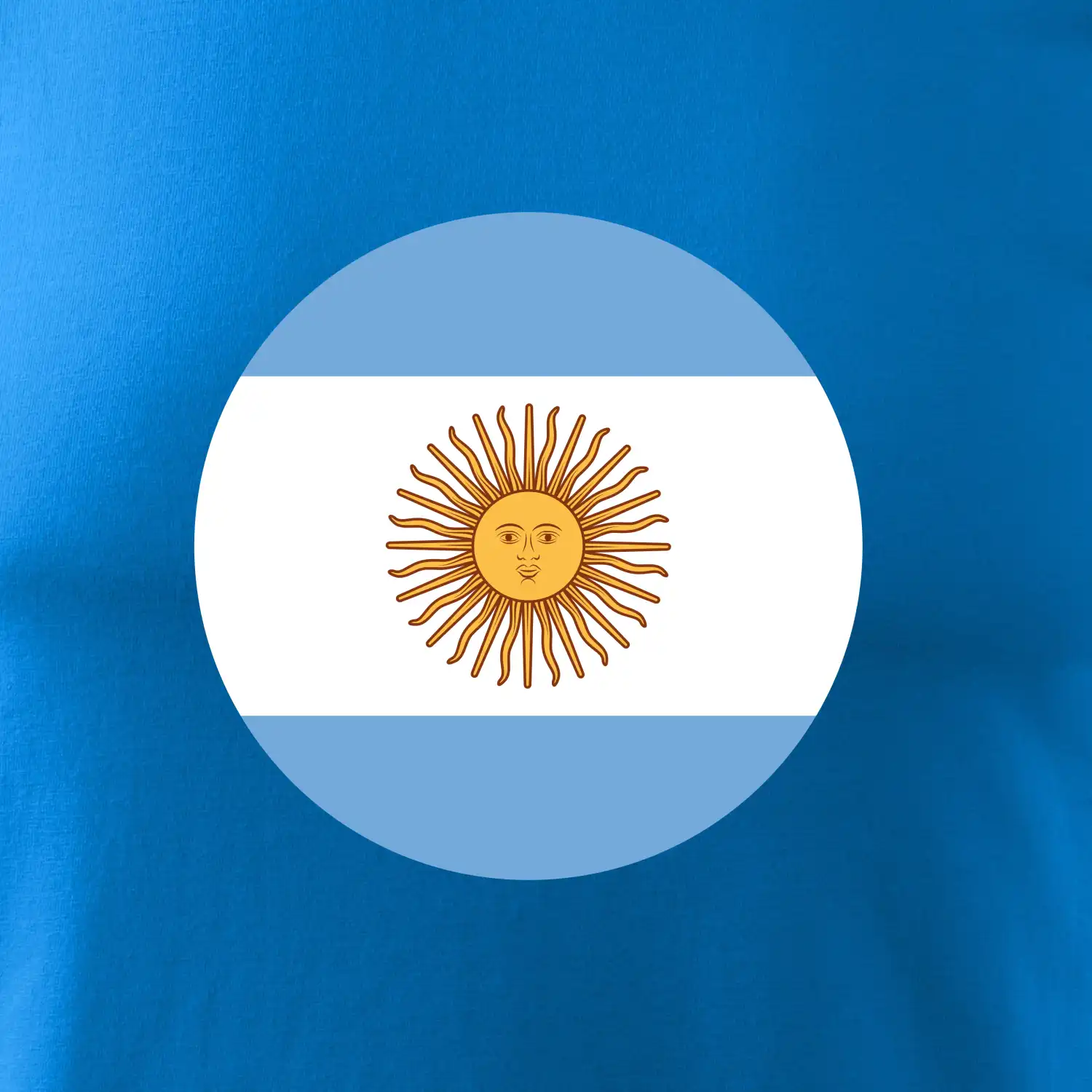 Argentina vlajka kulatá