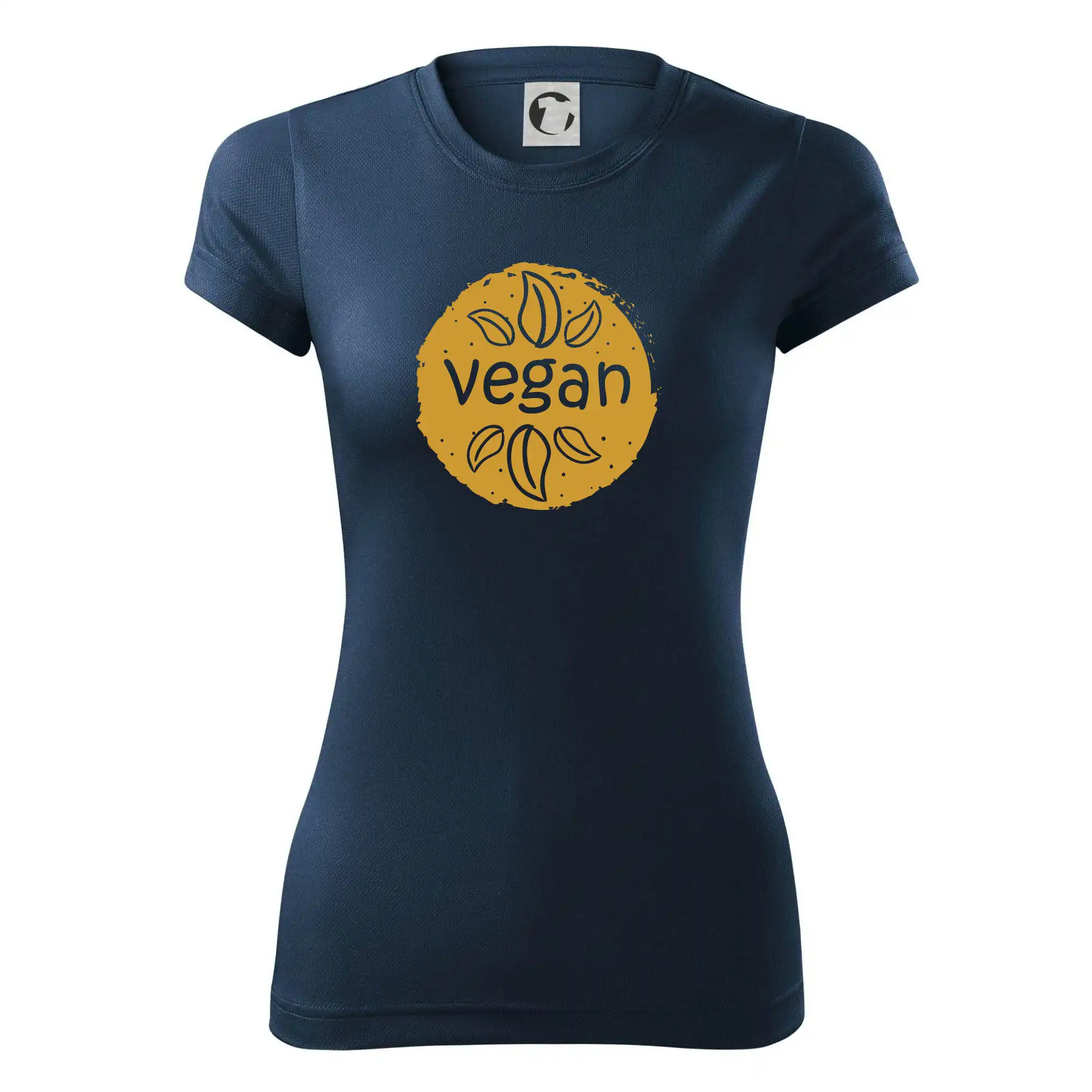 Vegan hnědá kruh
