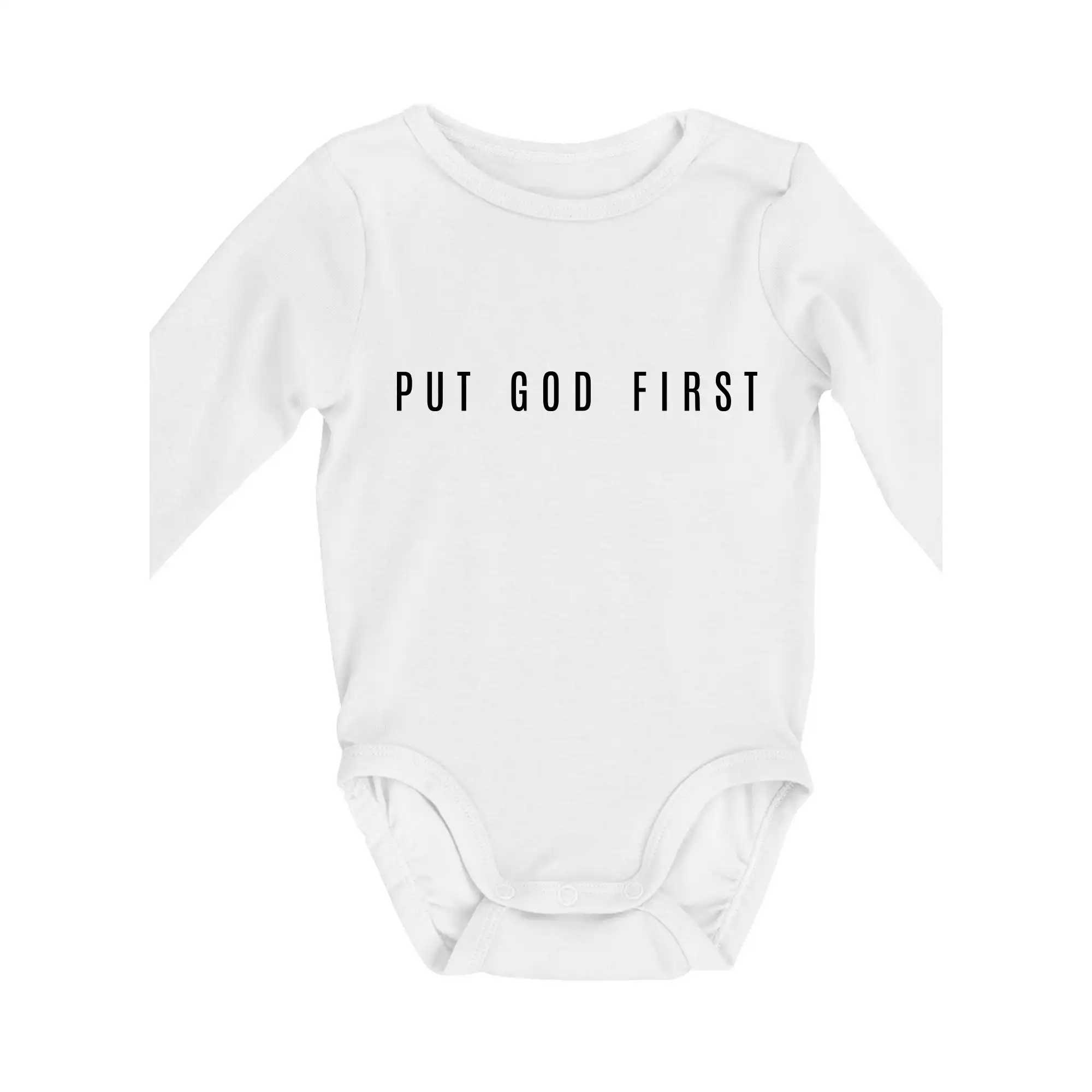 Put God first slabý nápis