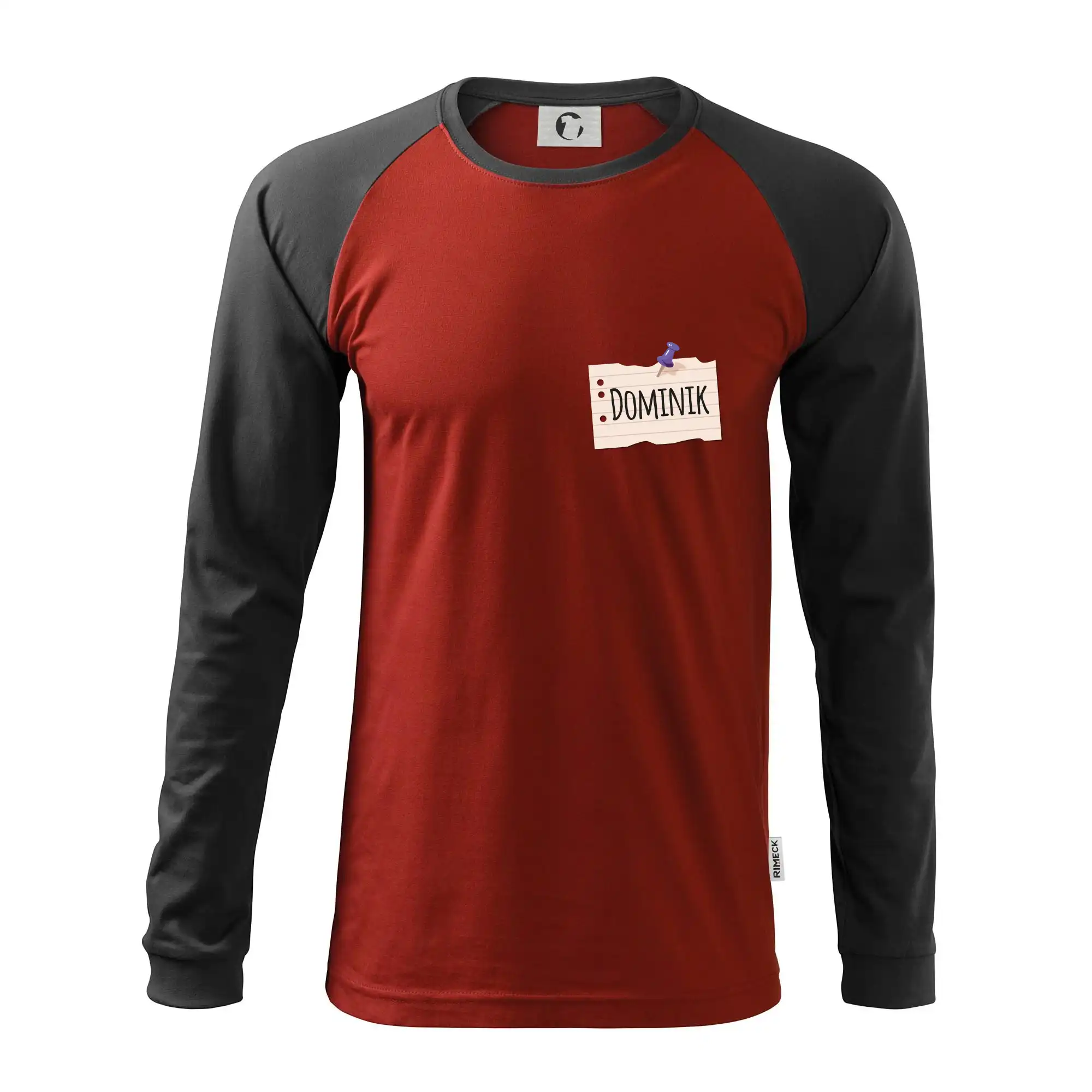 Papírek se jmenovkou - prso - vlastní jméno