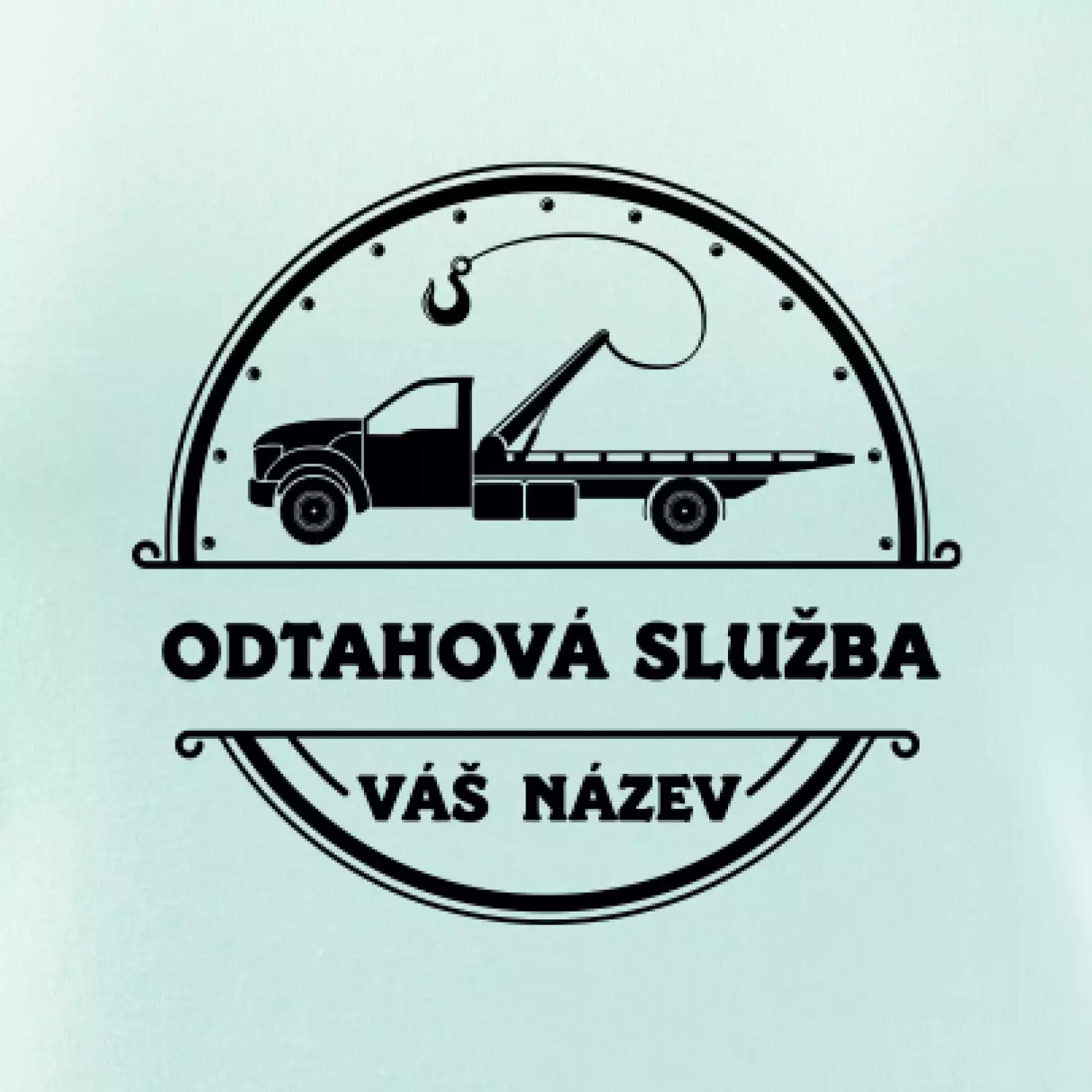 Odtahová služba - kulatý obrázek