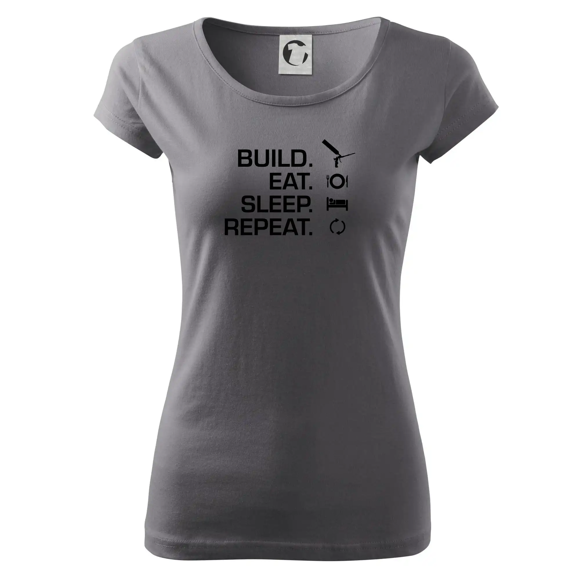 Build eat sleep repeat - montážní pěna