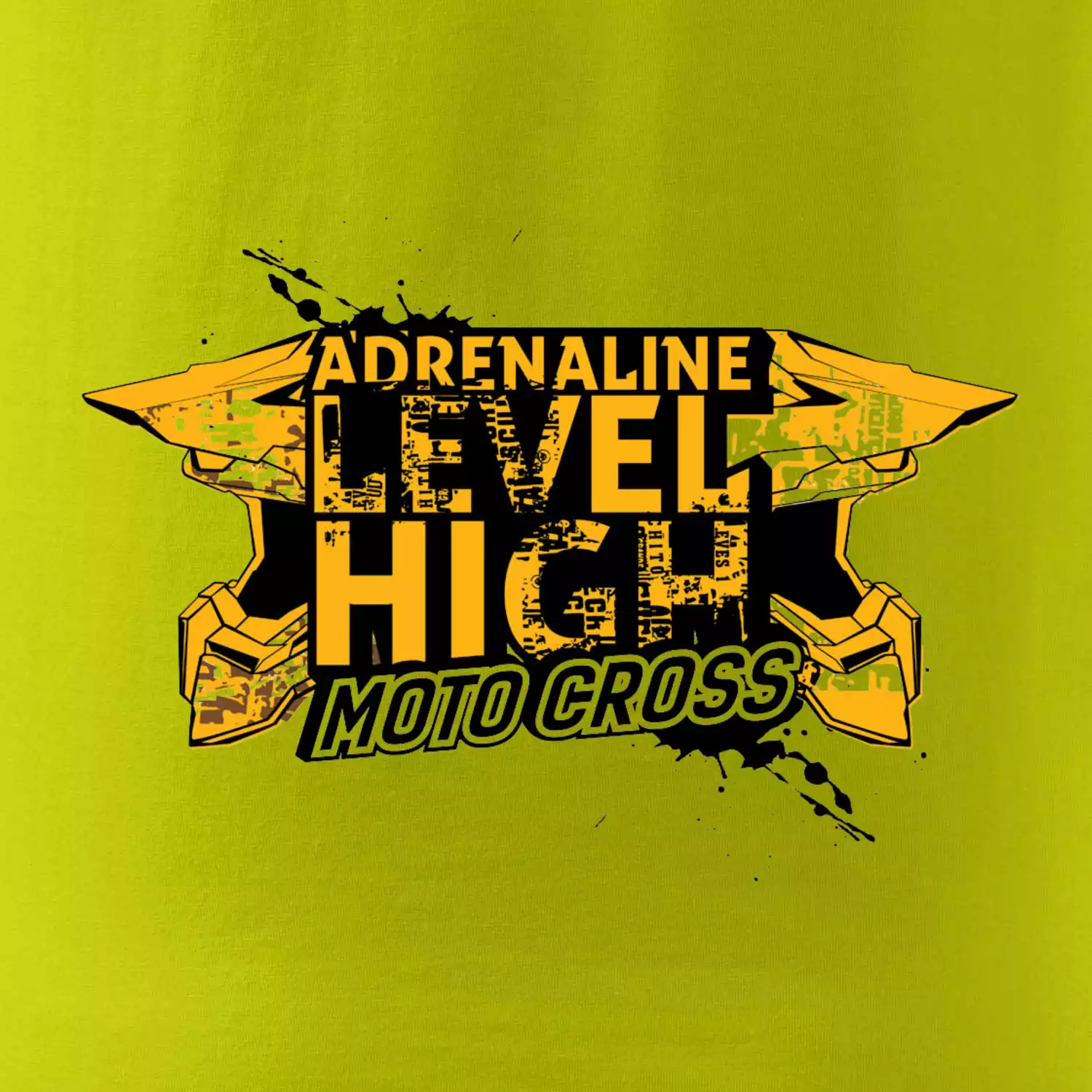 Motocross adrenaline level high