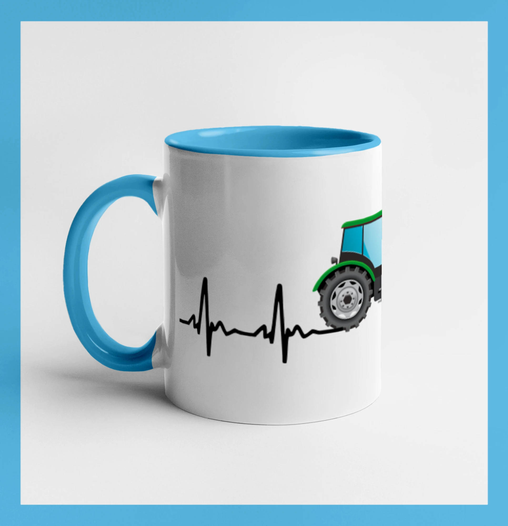 Traktor barevný ekg
