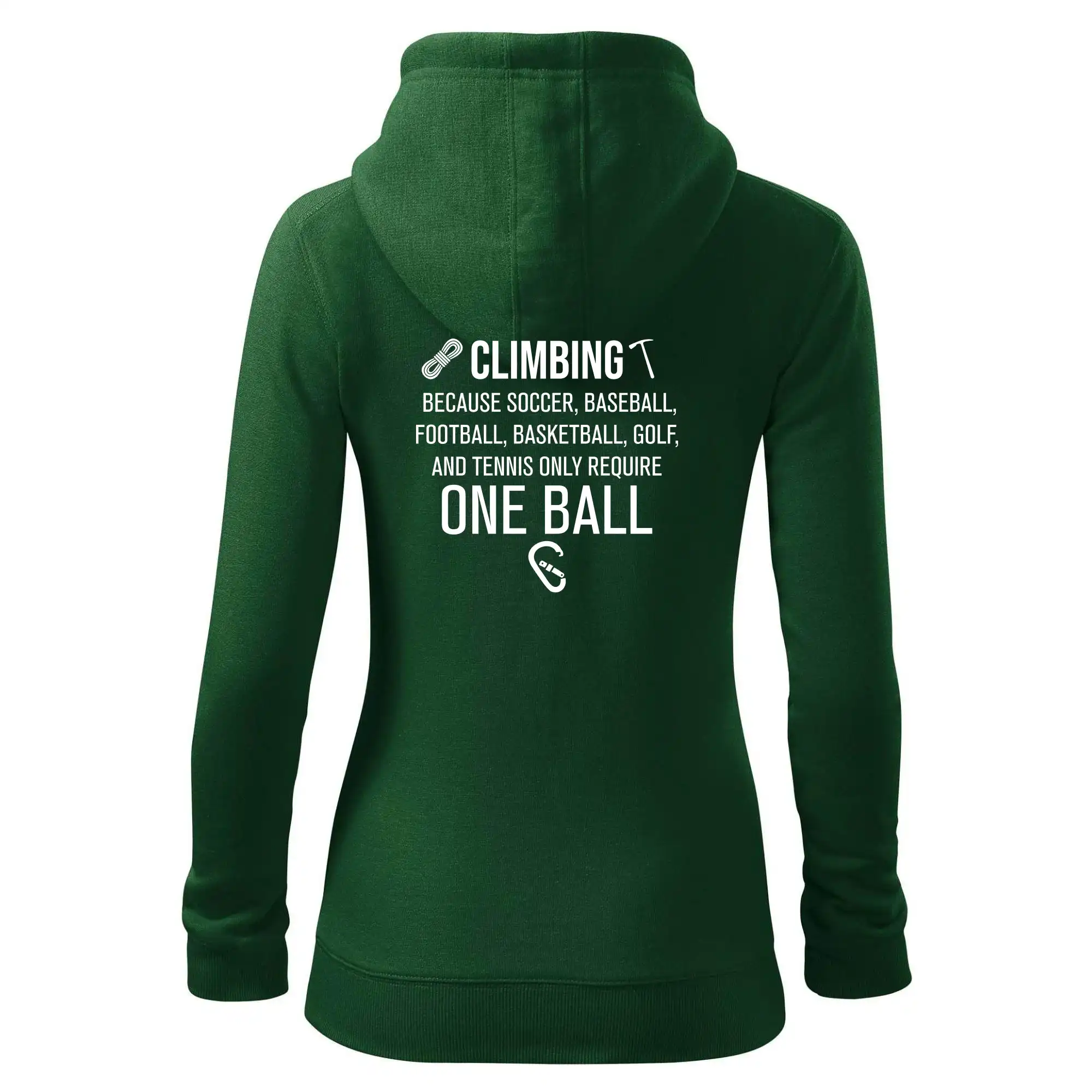 Climbing beacause one ball