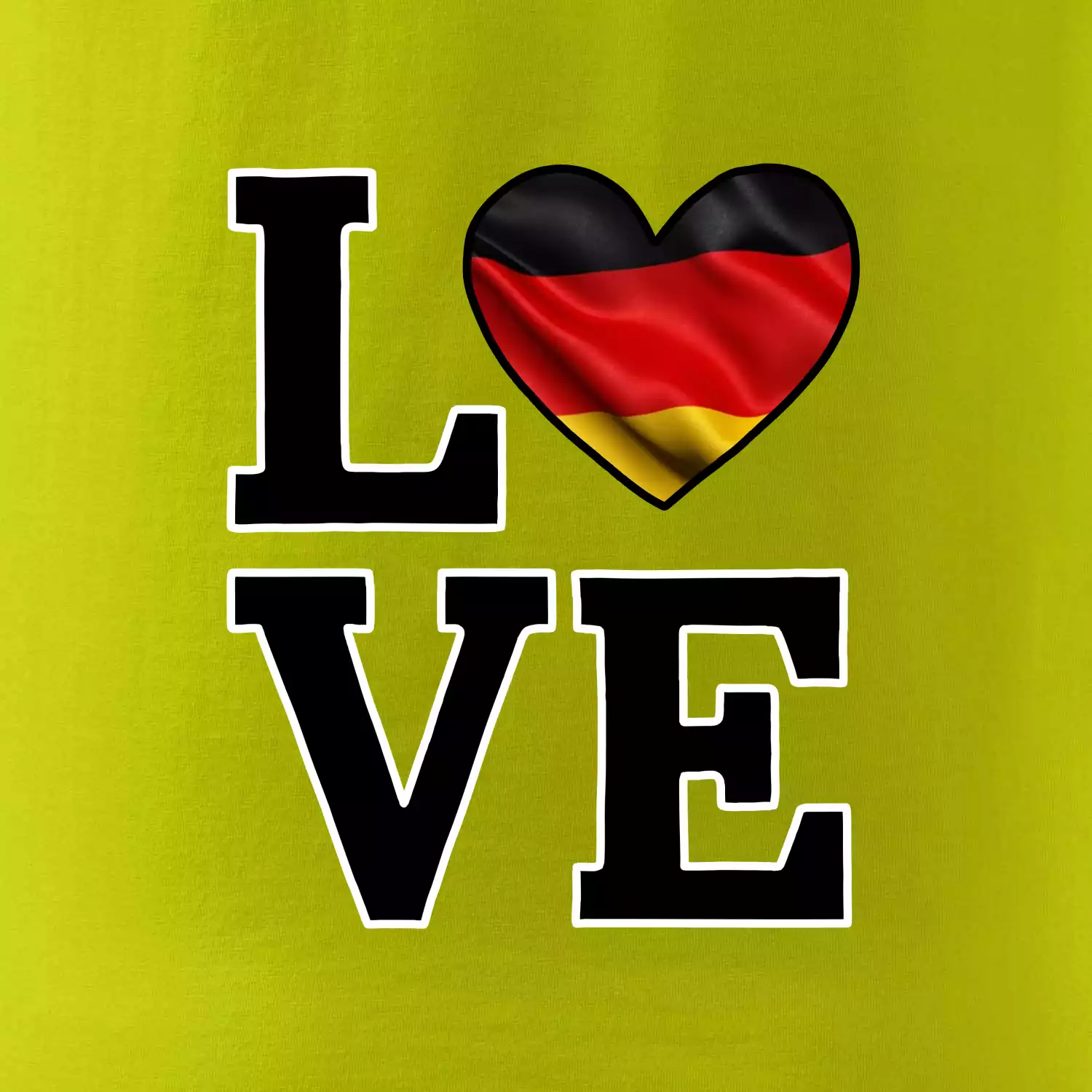 Love Německá vlajka