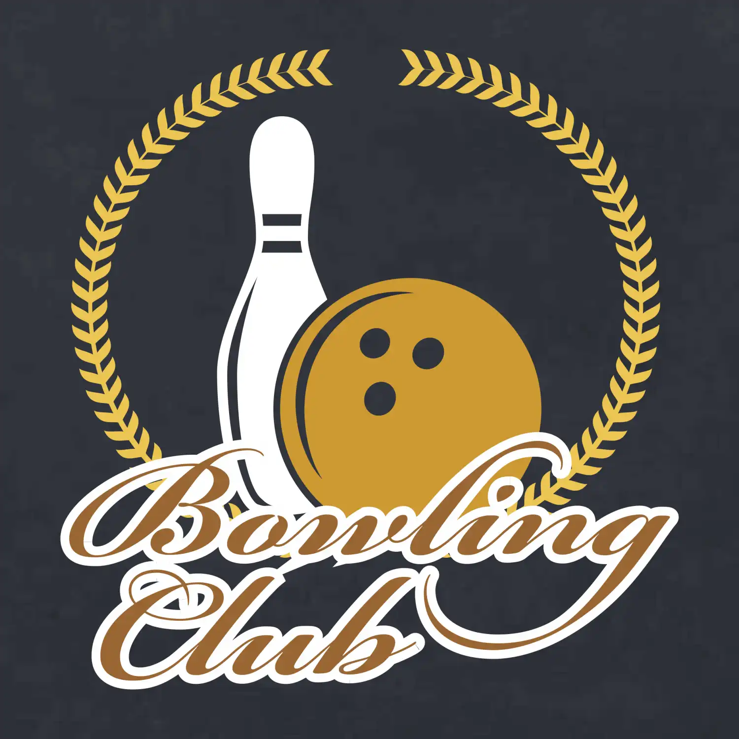 Bowling cup věnec