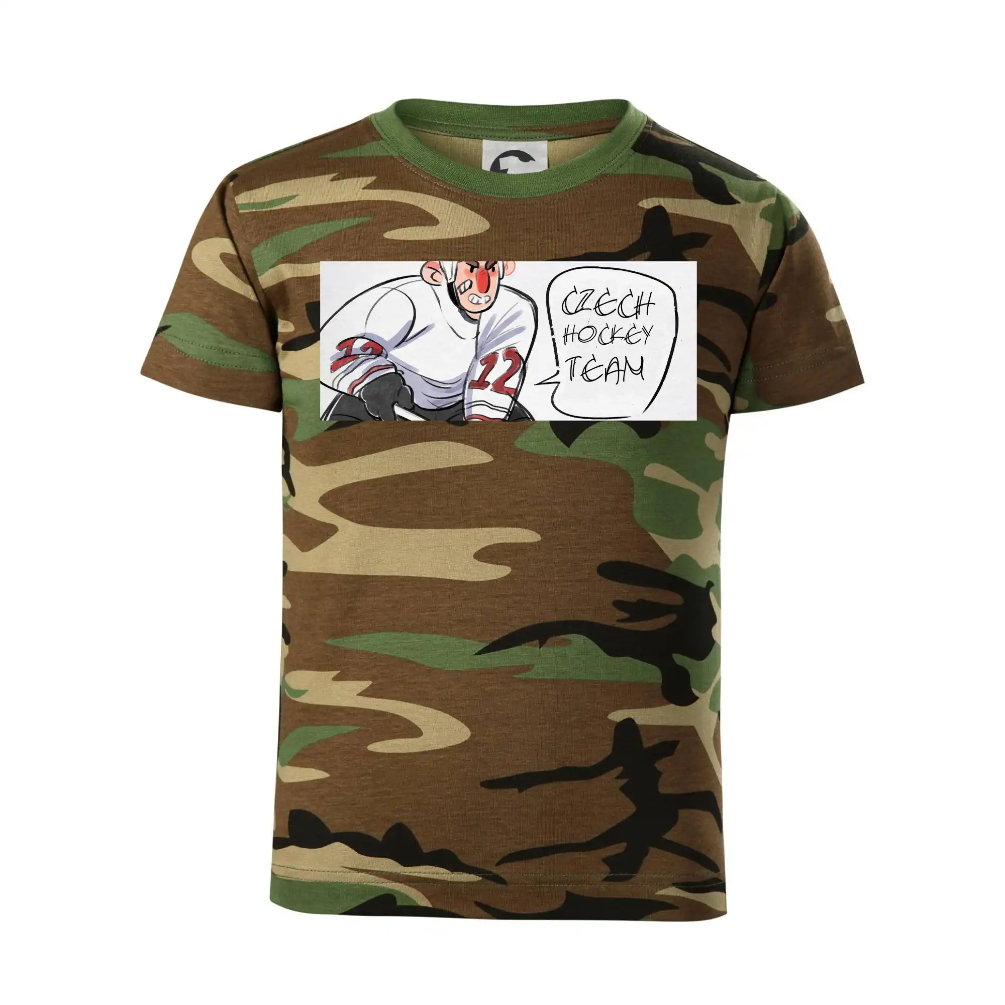 Czech hockey team animovaná postava