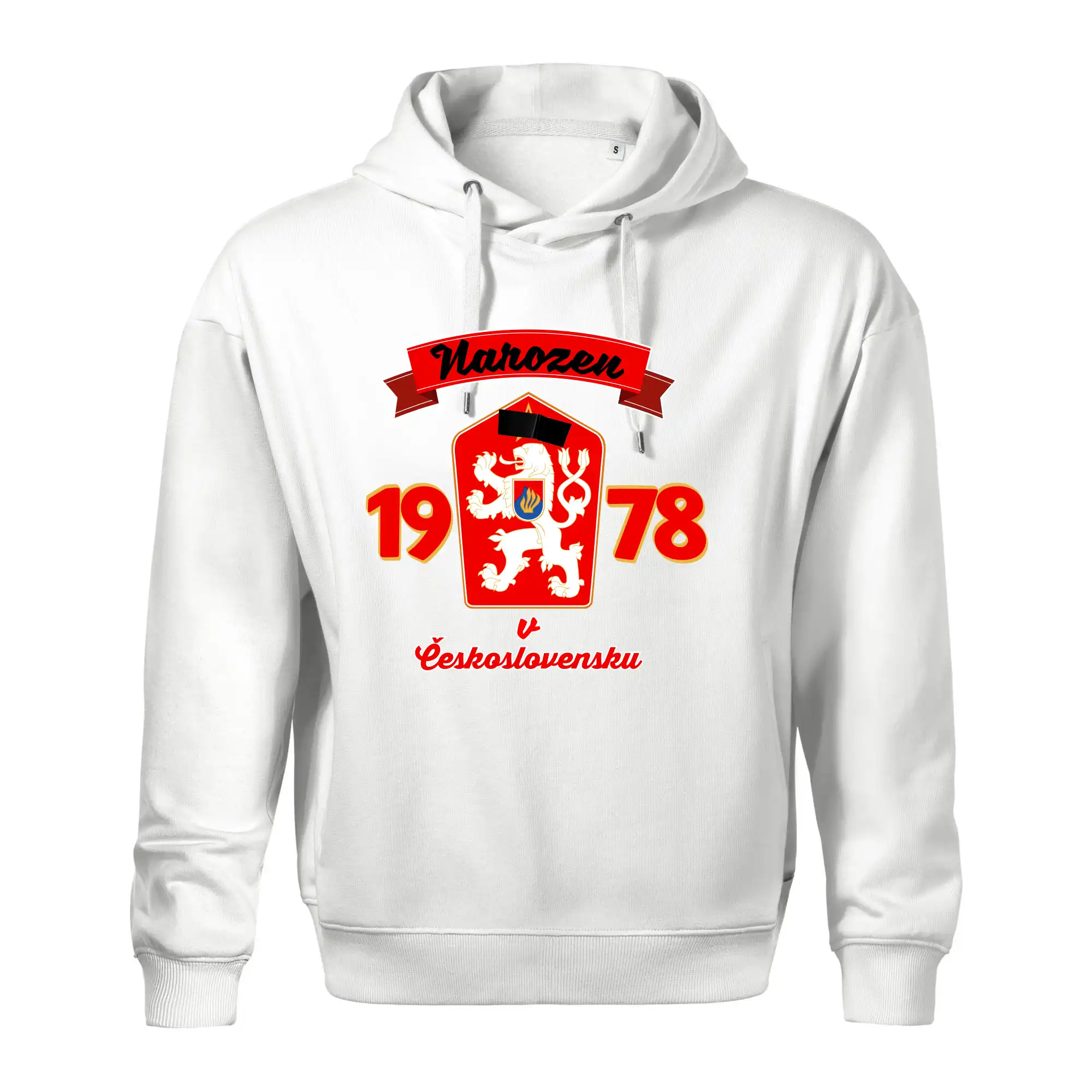 Narozen v Československu - Přelepený znak 1978