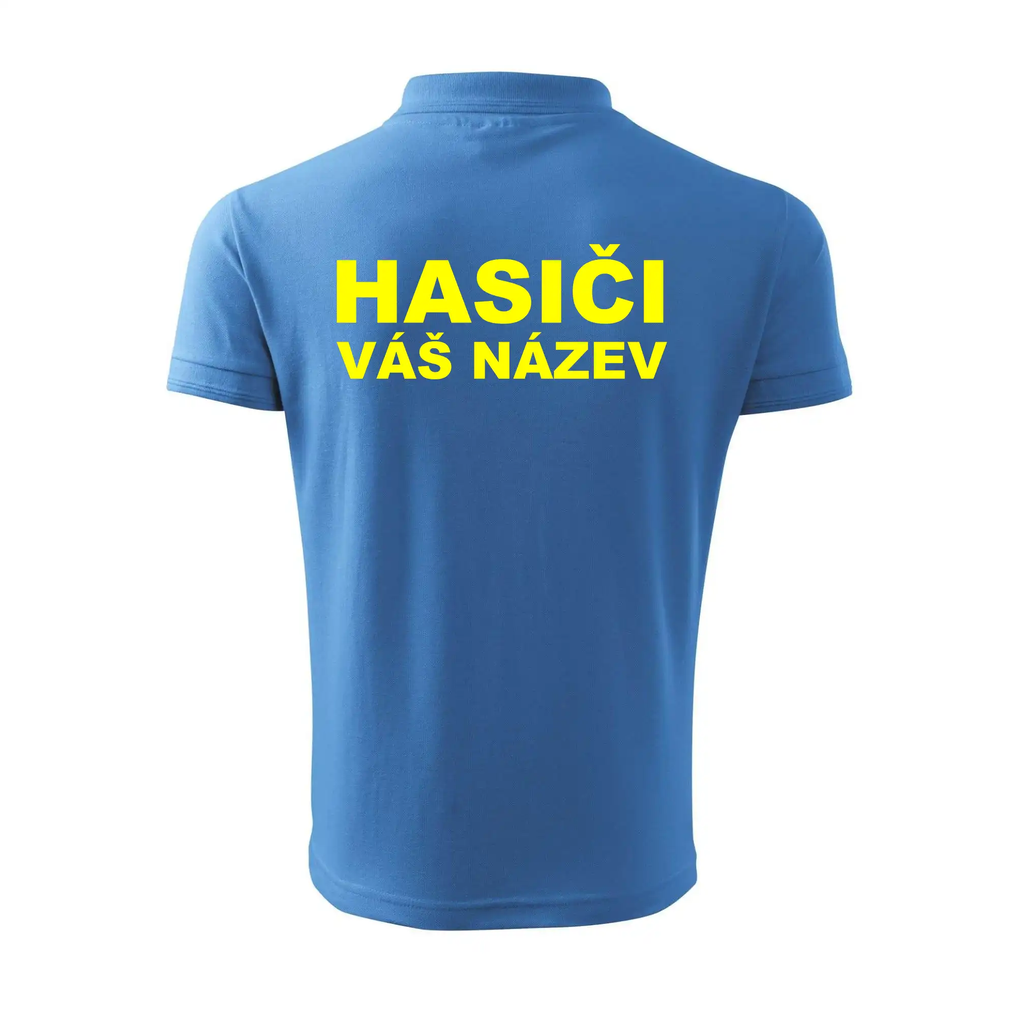 Hasiči - žlutý nápis - váš název sboru