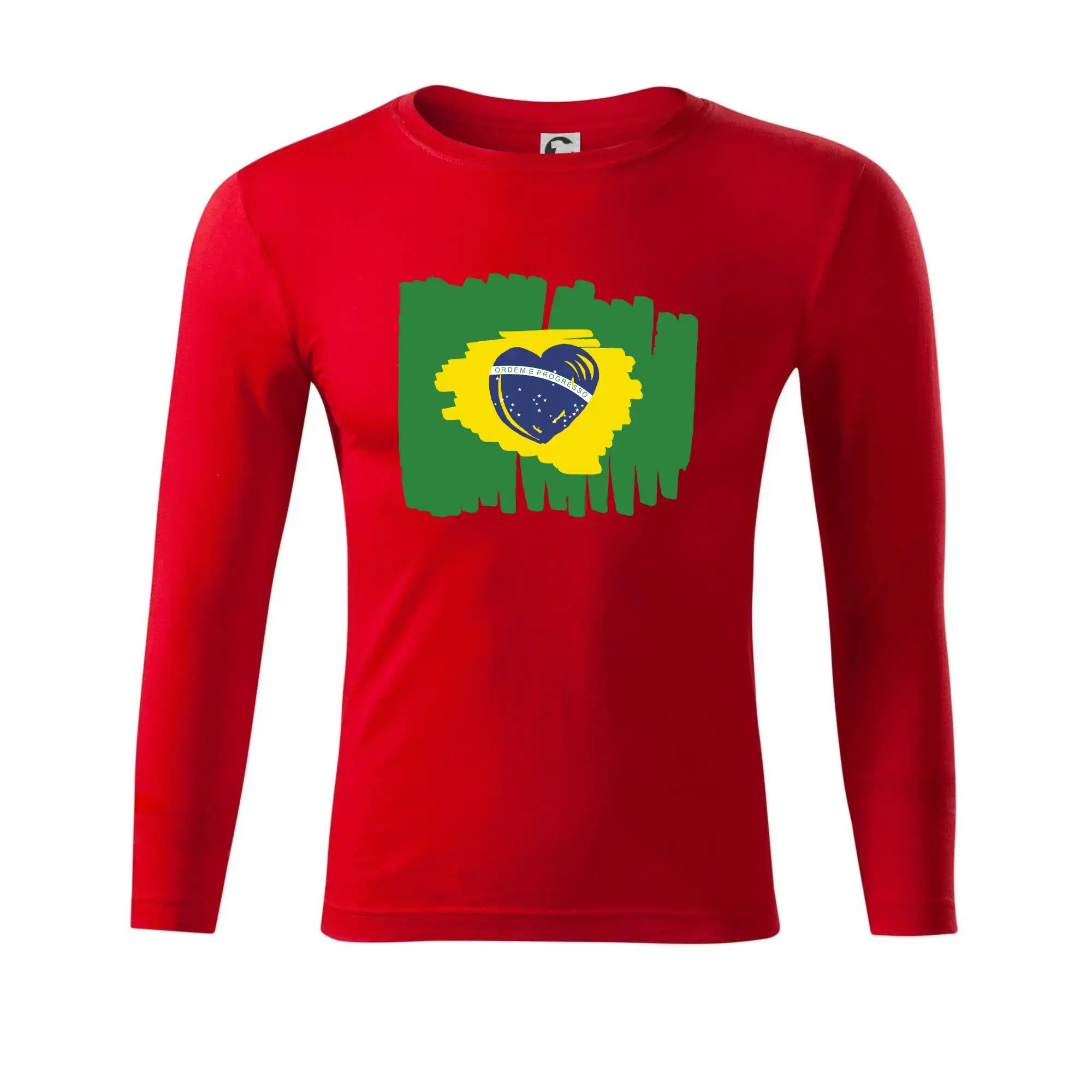 Brazílie vlajka srdce
