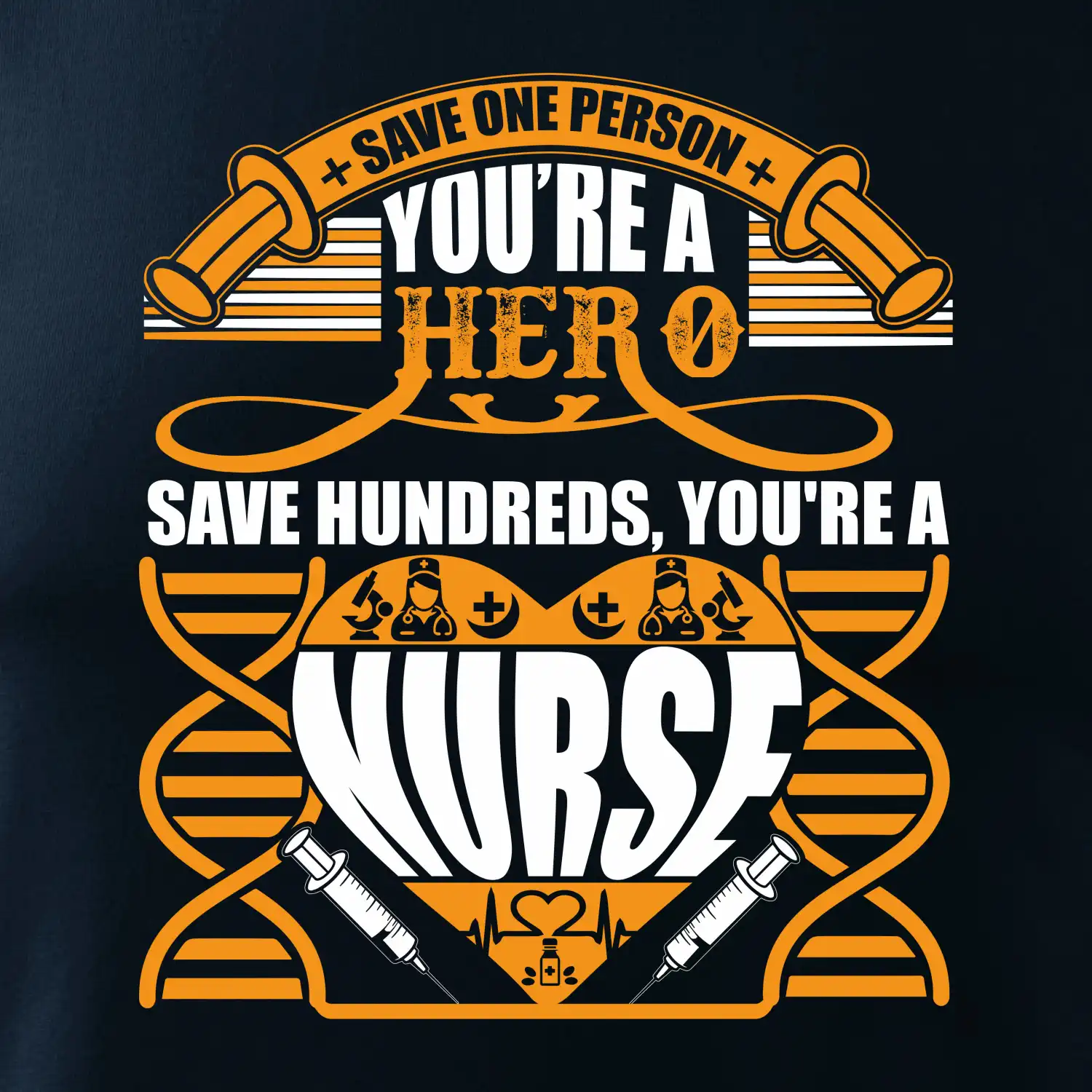 Save one person - hero nurse