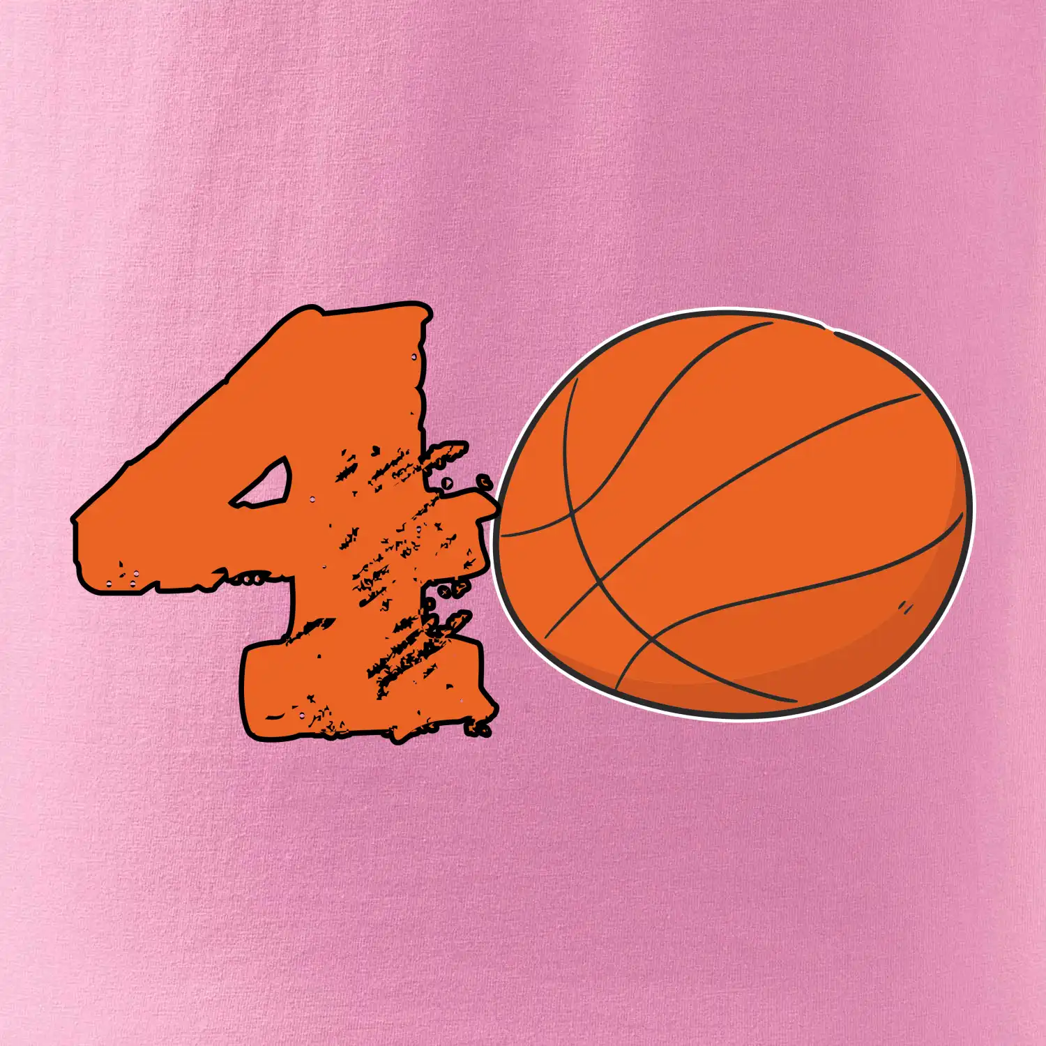 Basketball kulaté narozeniny 40