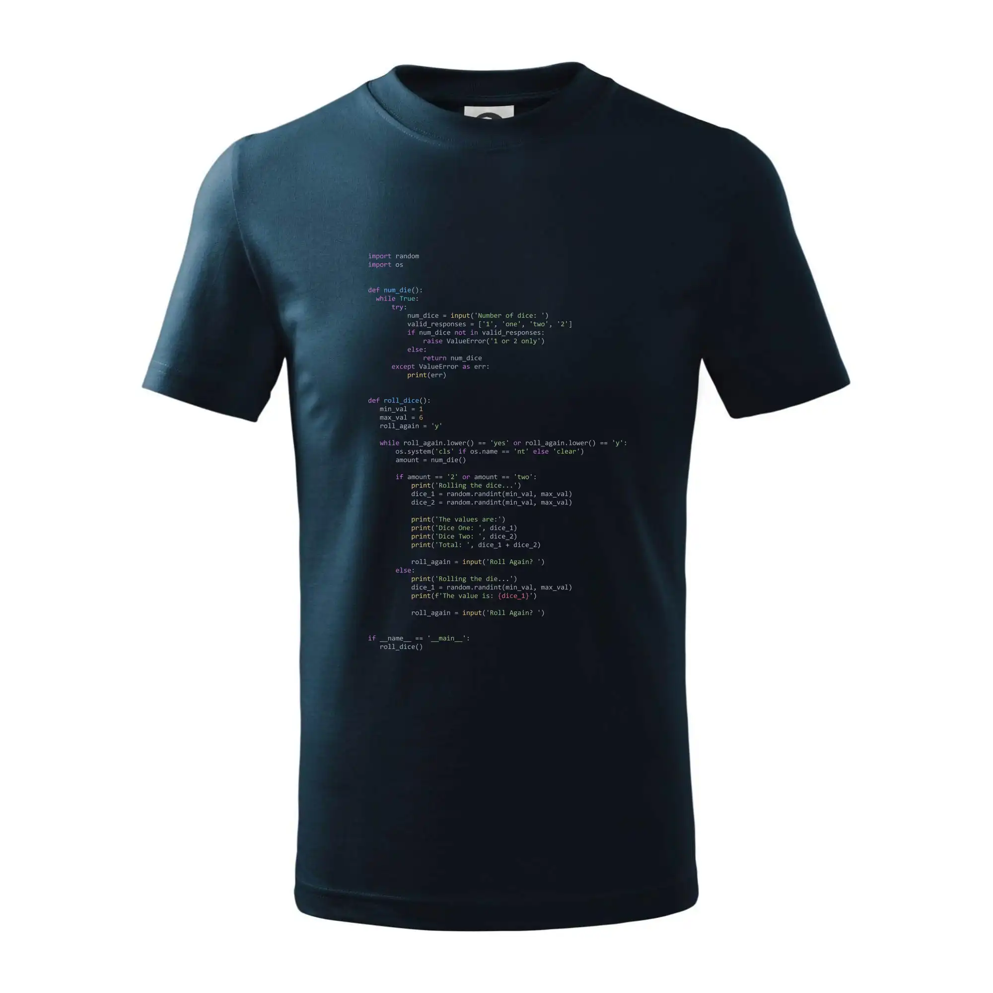 Python Generátor hodu kostkou