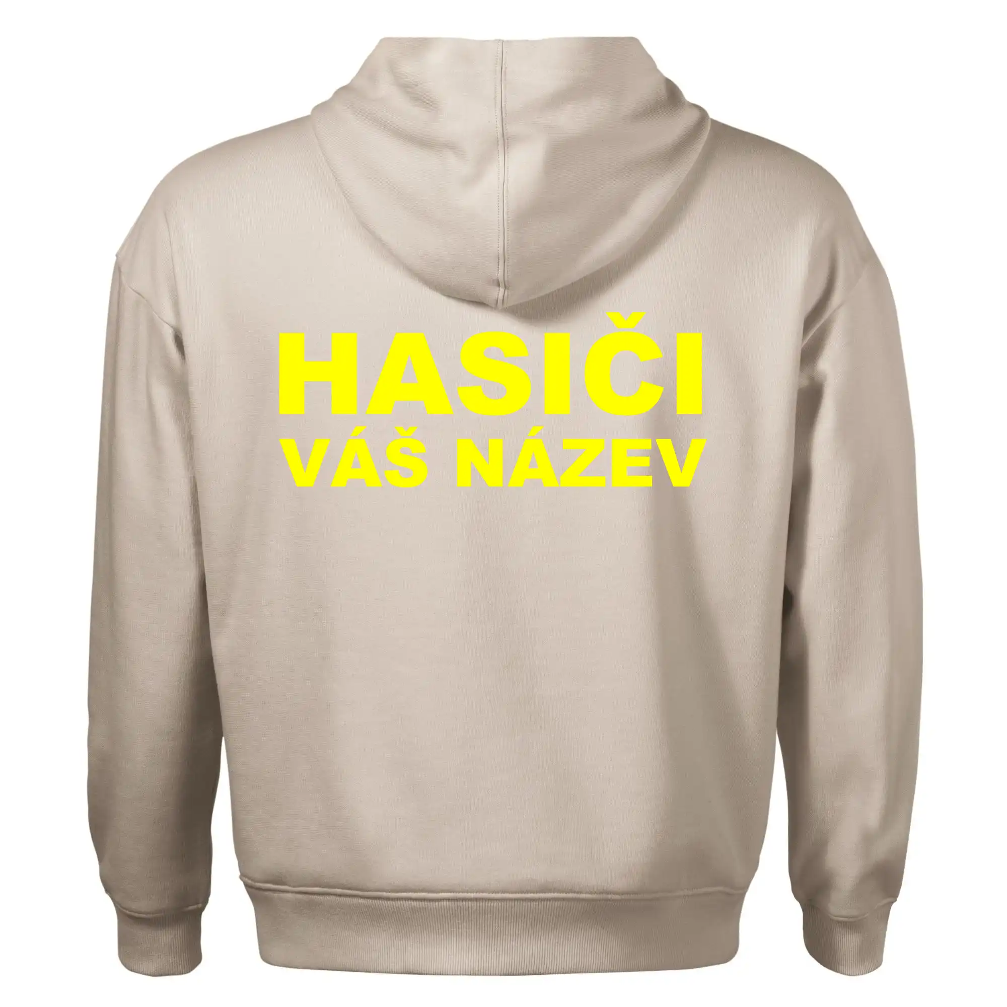 Hasiči - žlutý nápis - váš název sboru