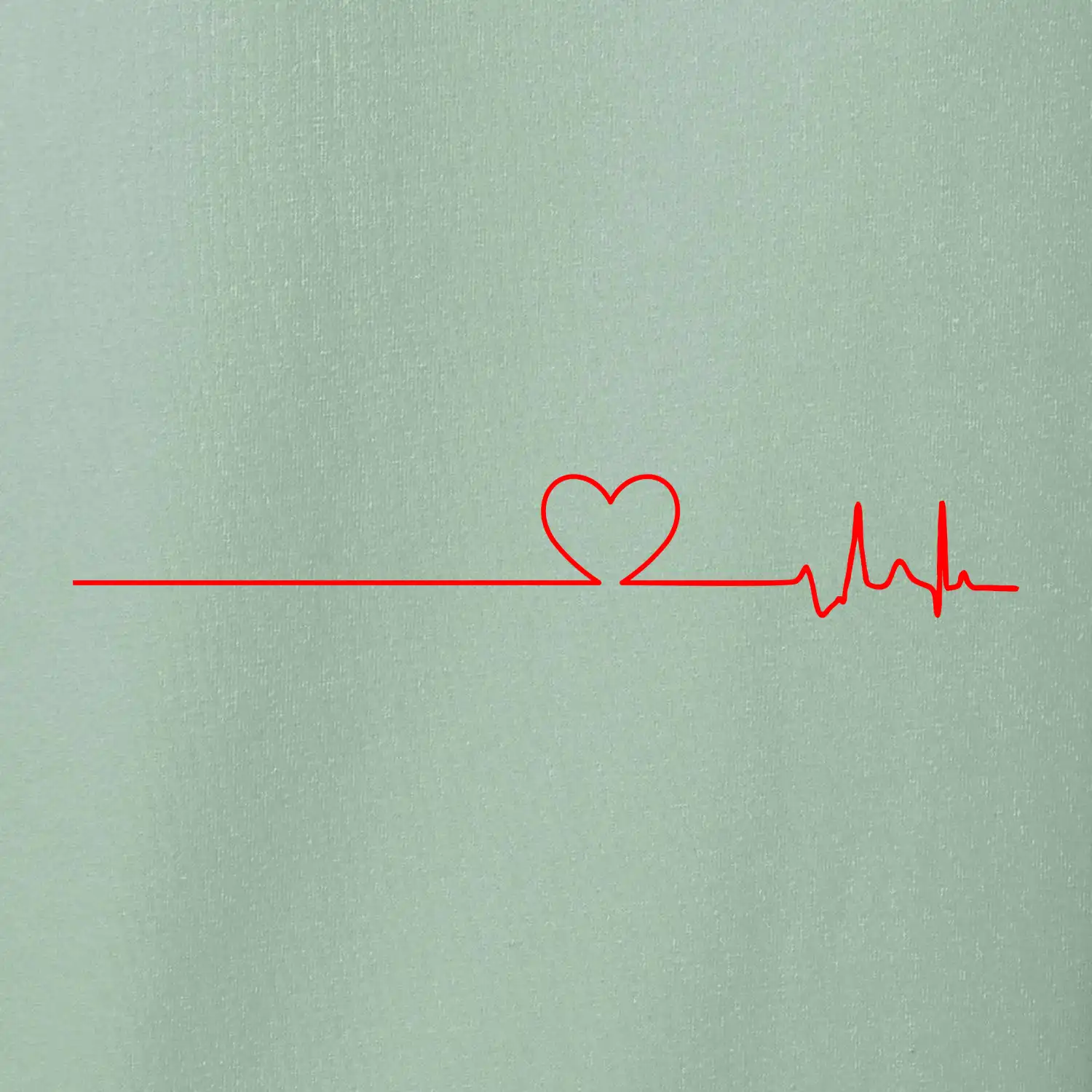 Poker EKG srdce červené