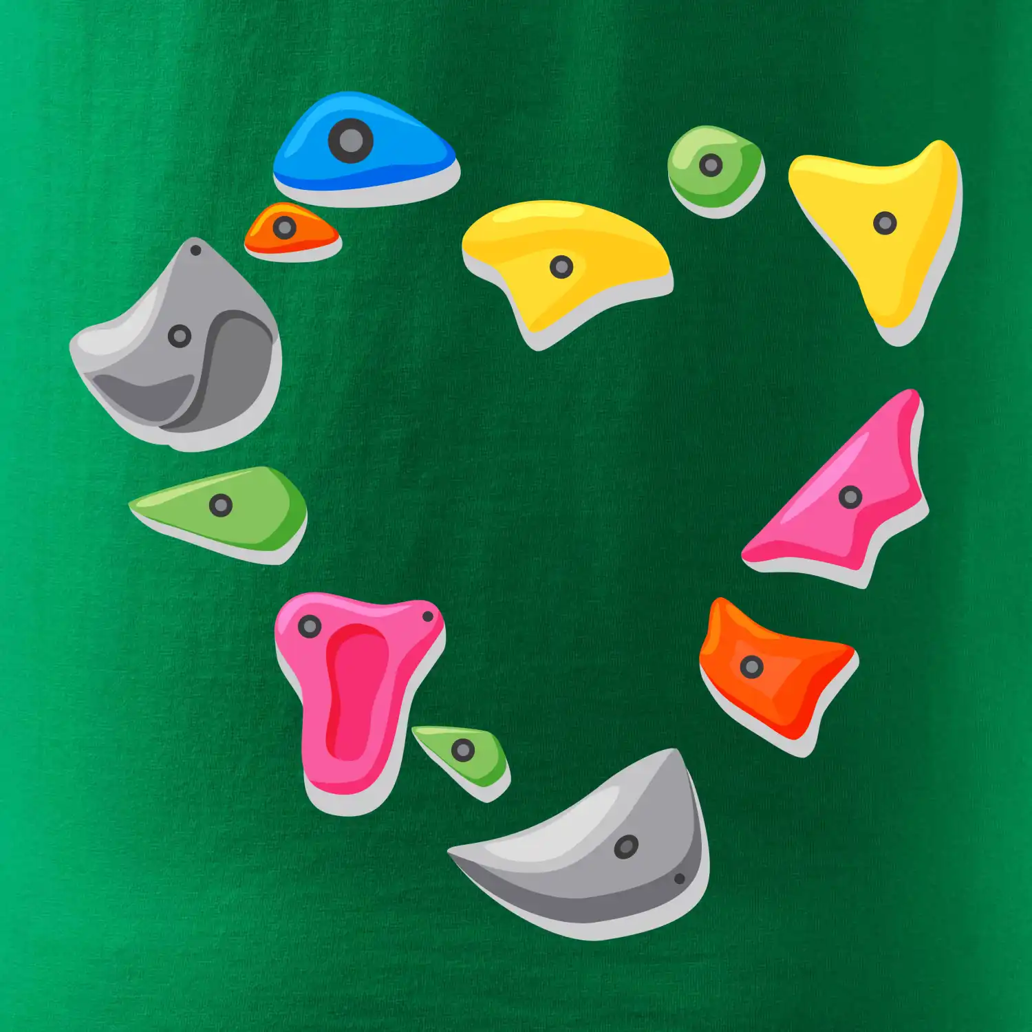 Lezení na stěně - srdce