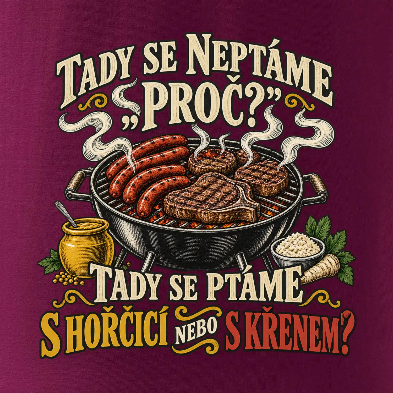 S hořčicí nebo s křenem