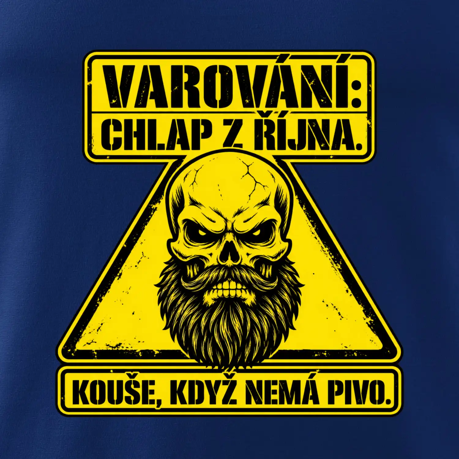 Varování chlap z října kouše když nemá pivo