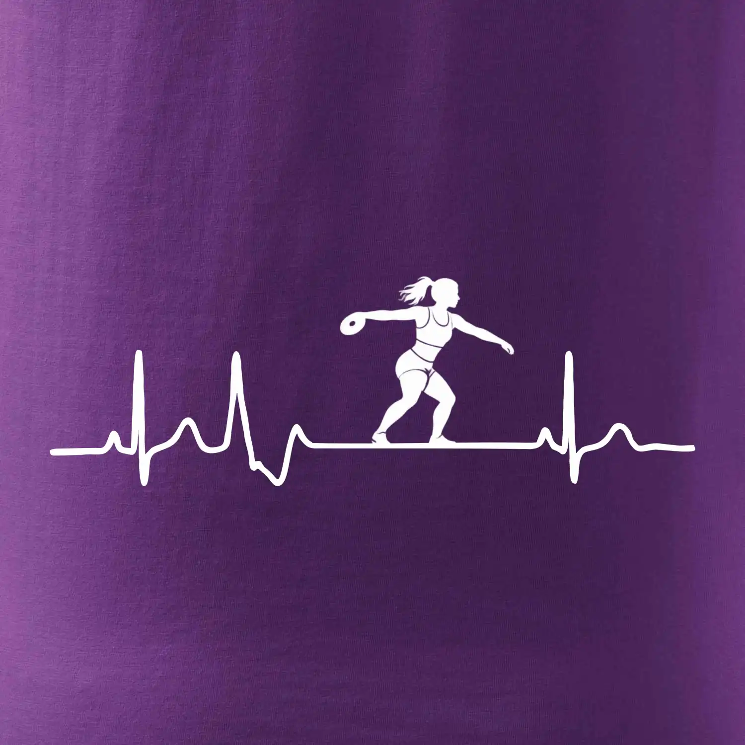 EKG hod diskem