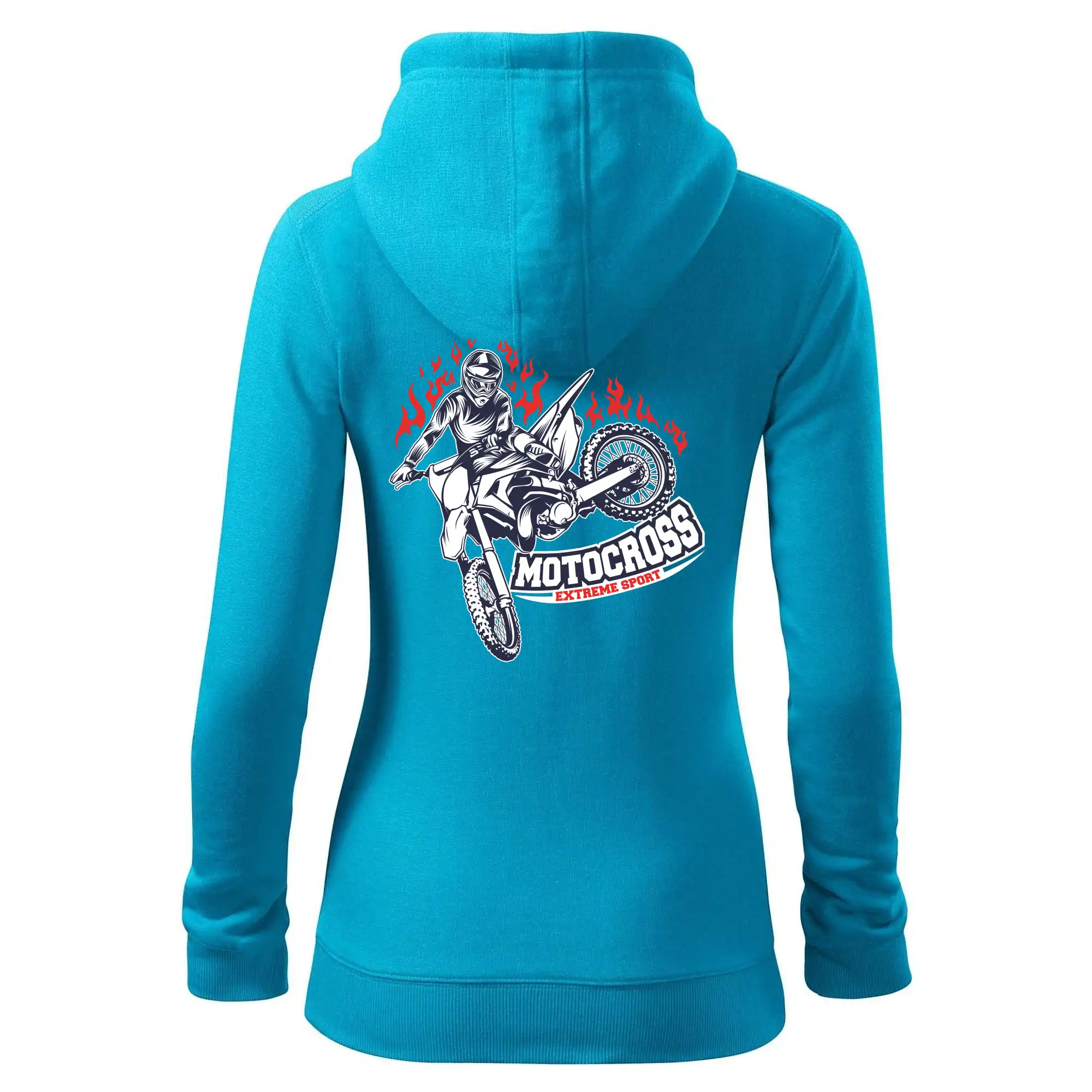 Motocross extreme sport fire