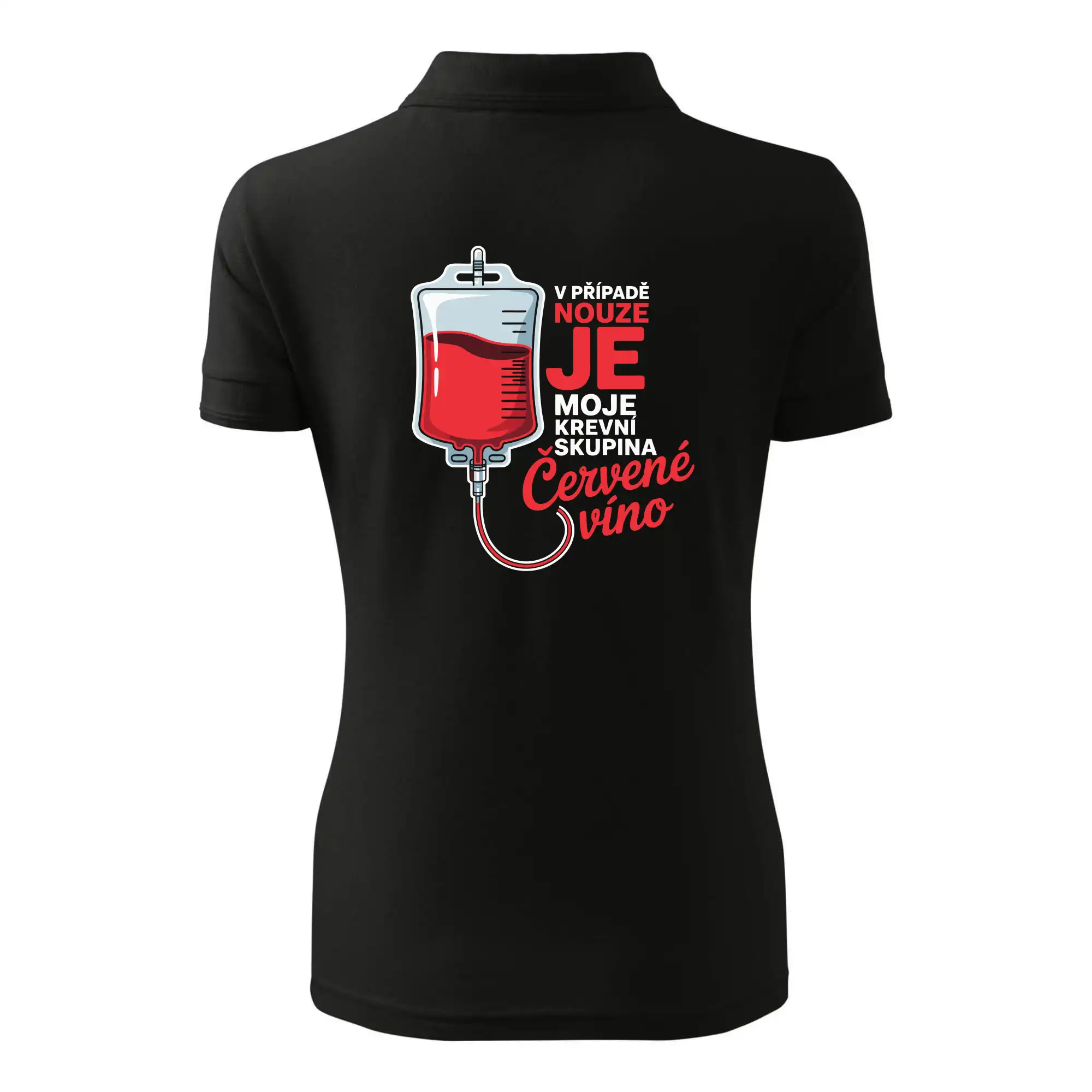 V případě nouze je moje krevní skupina červené víno