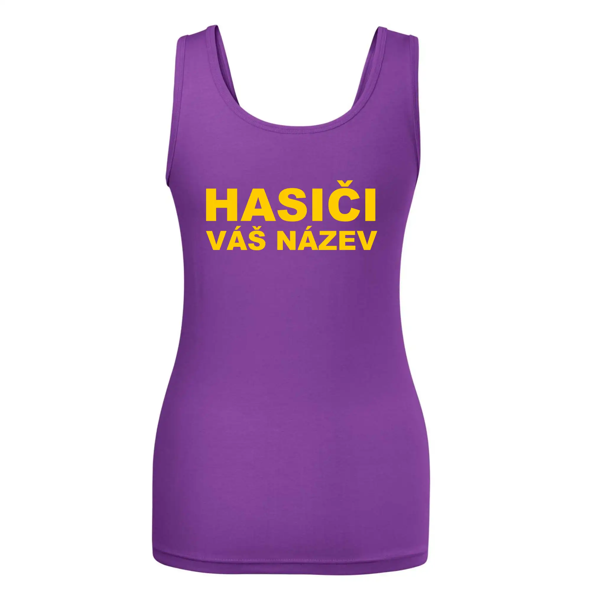 Hasiči - žlutý nápis - váš název sboru