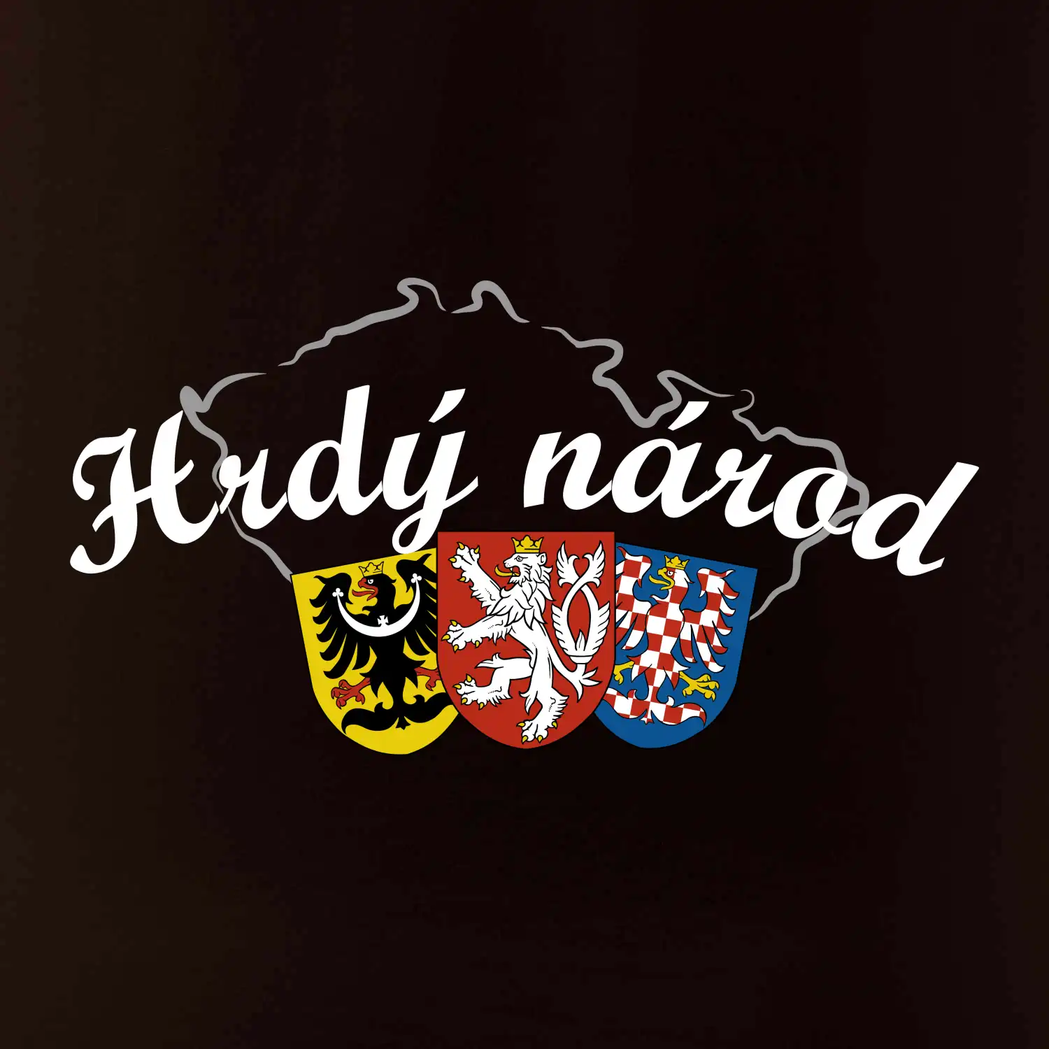 Hrdý národ - mapa a znaky