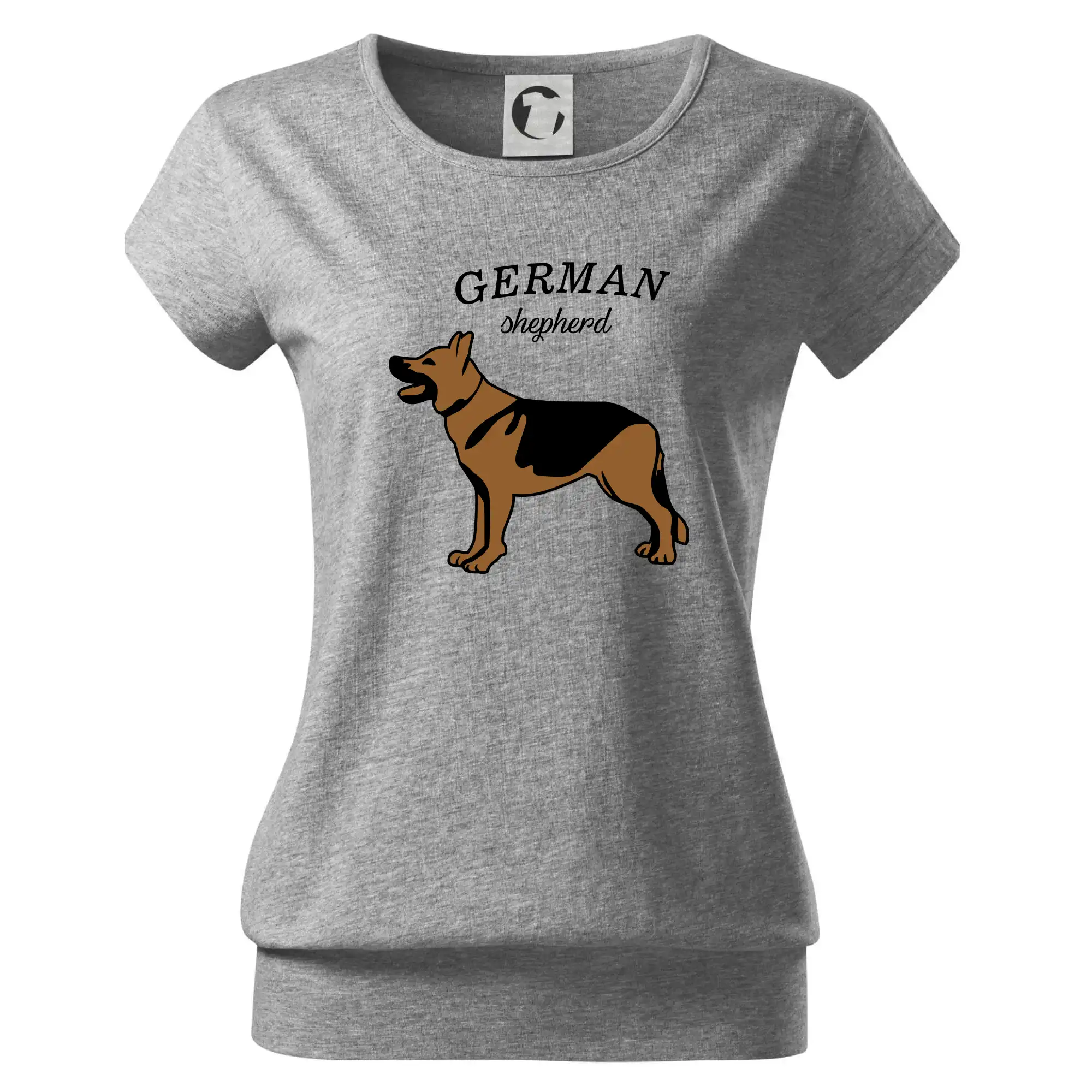 Německý ovčák - hnědý s nápisem