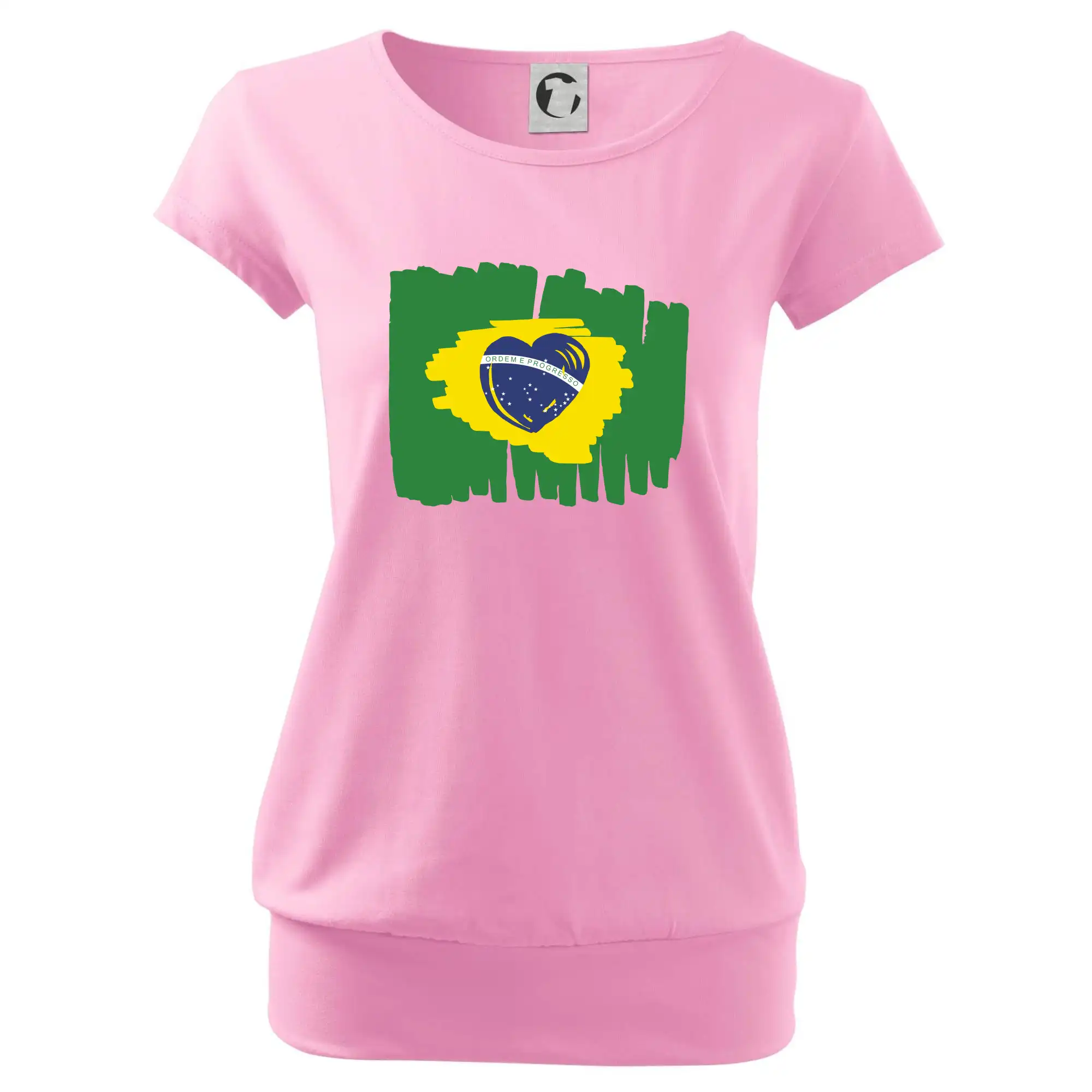 Brazílie vlajka srdce