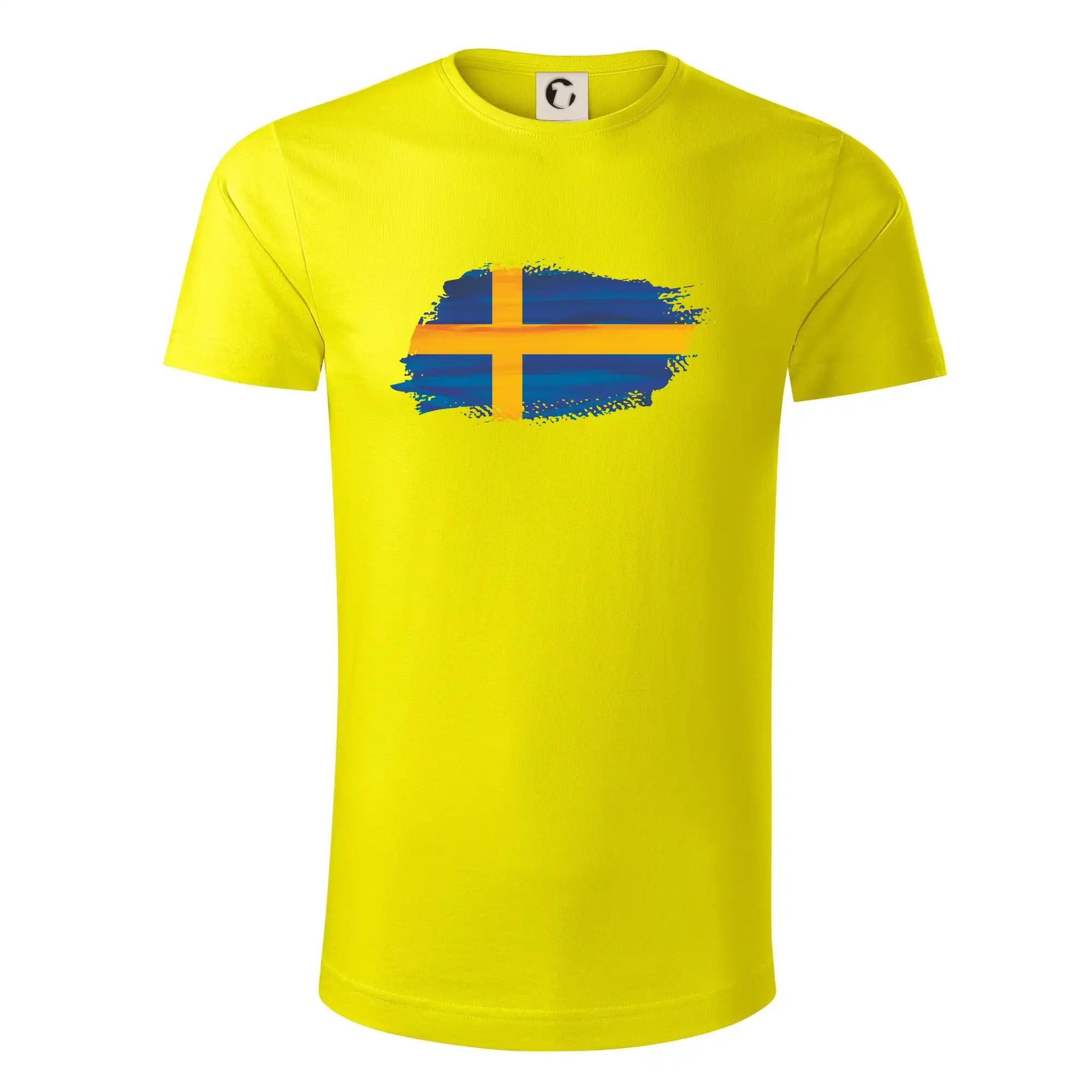 Švédská vlajka kreslená