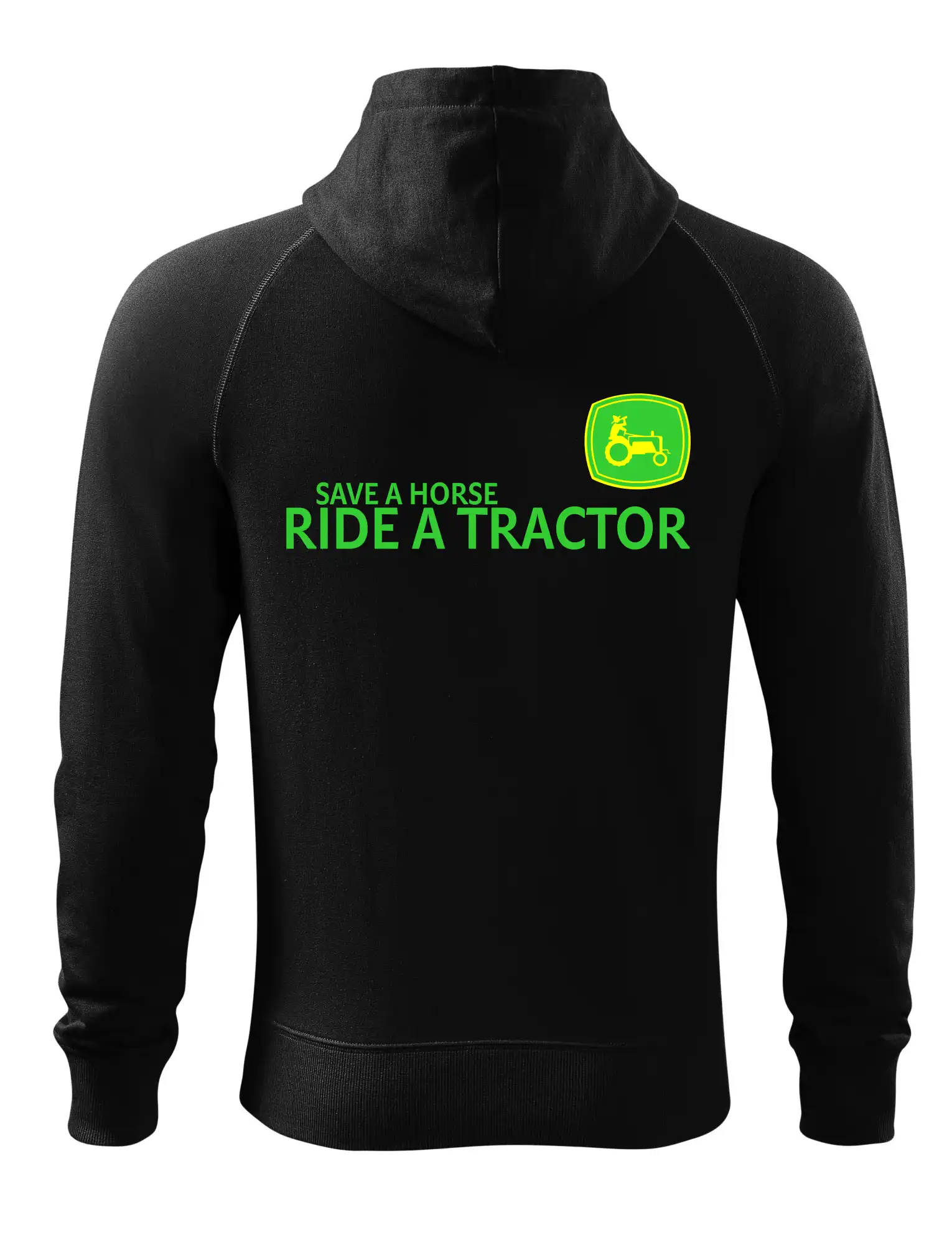 Save horse, ride tractor