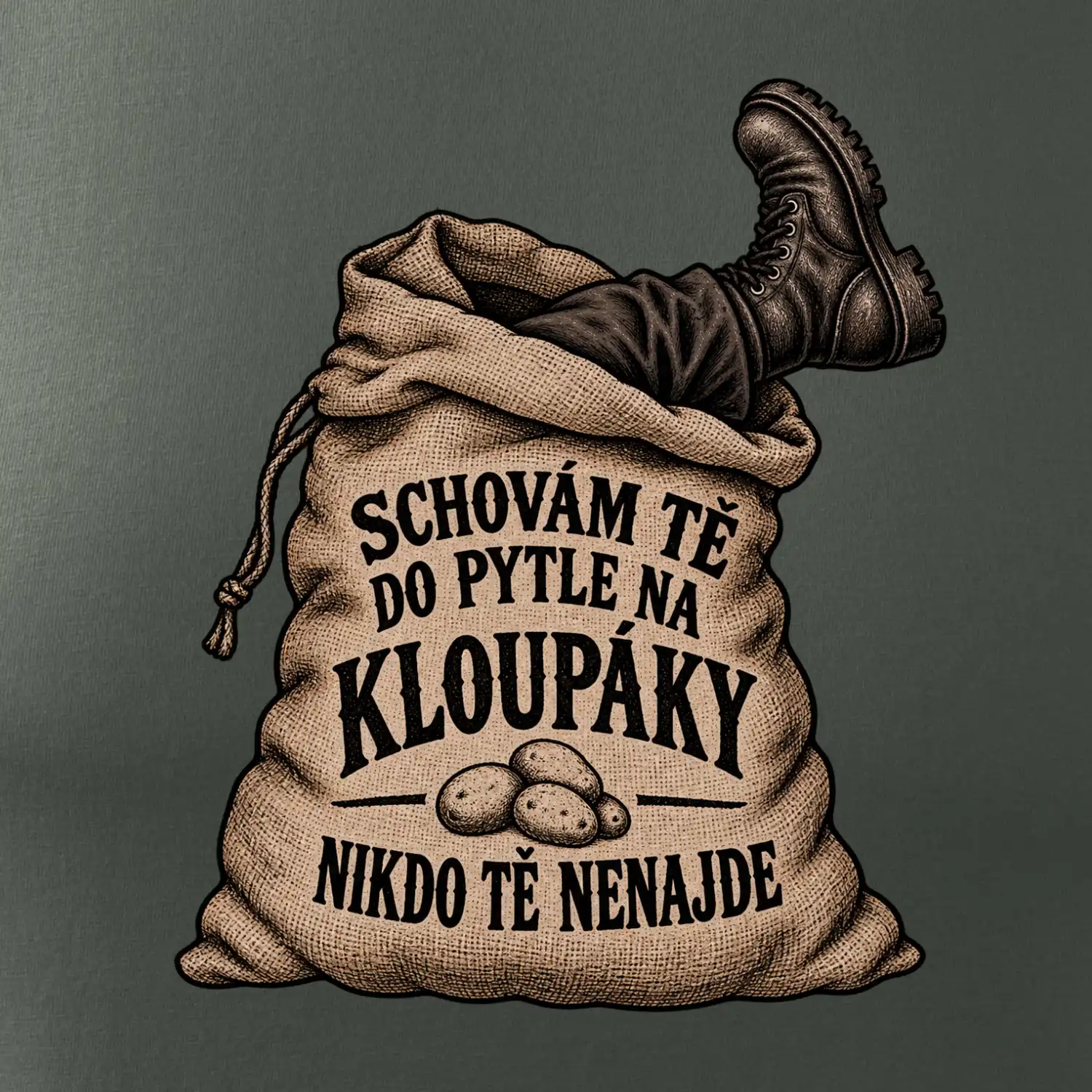 Schovám tě do pytle na kloupáky