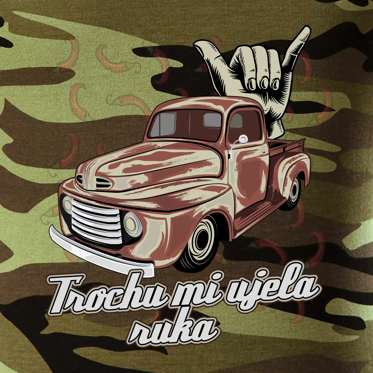 Trochu mi ujela ruka