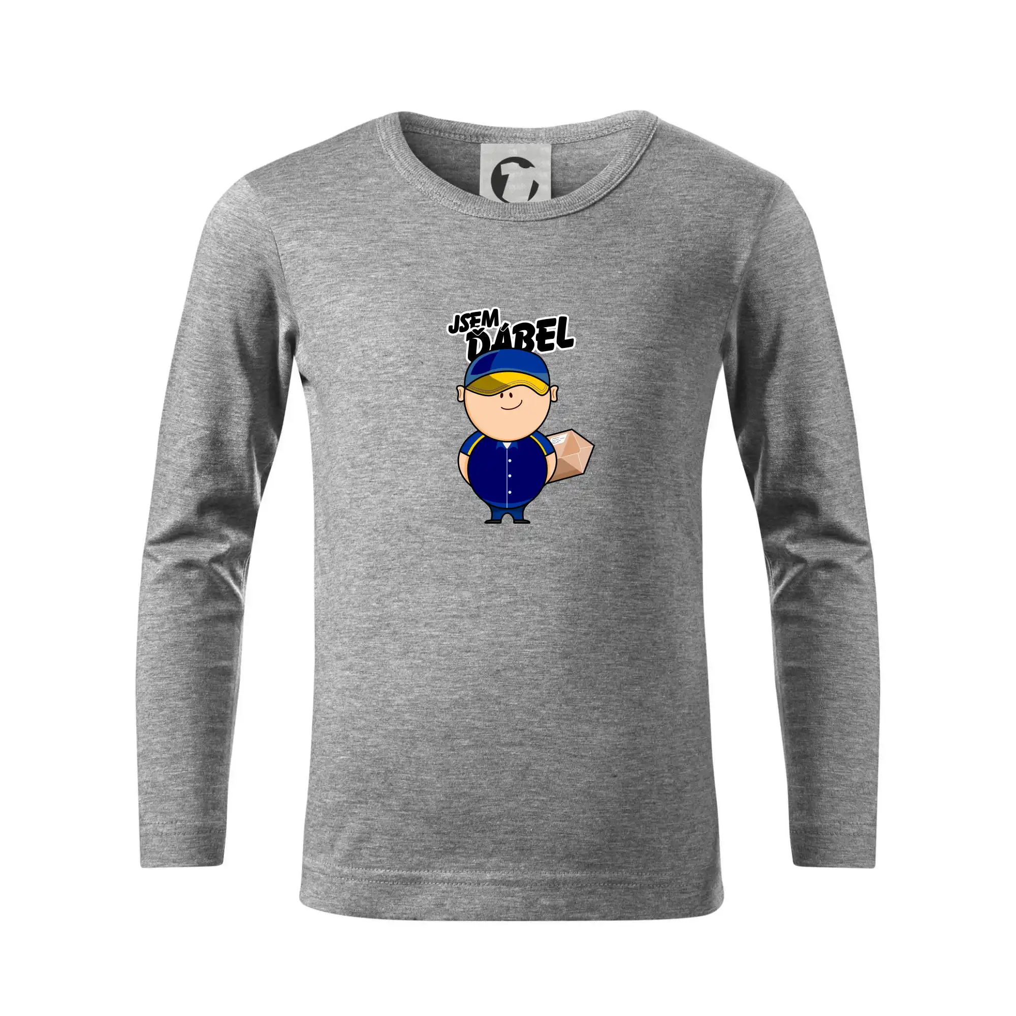 Jsem ďábel doručovatel modro žlutý