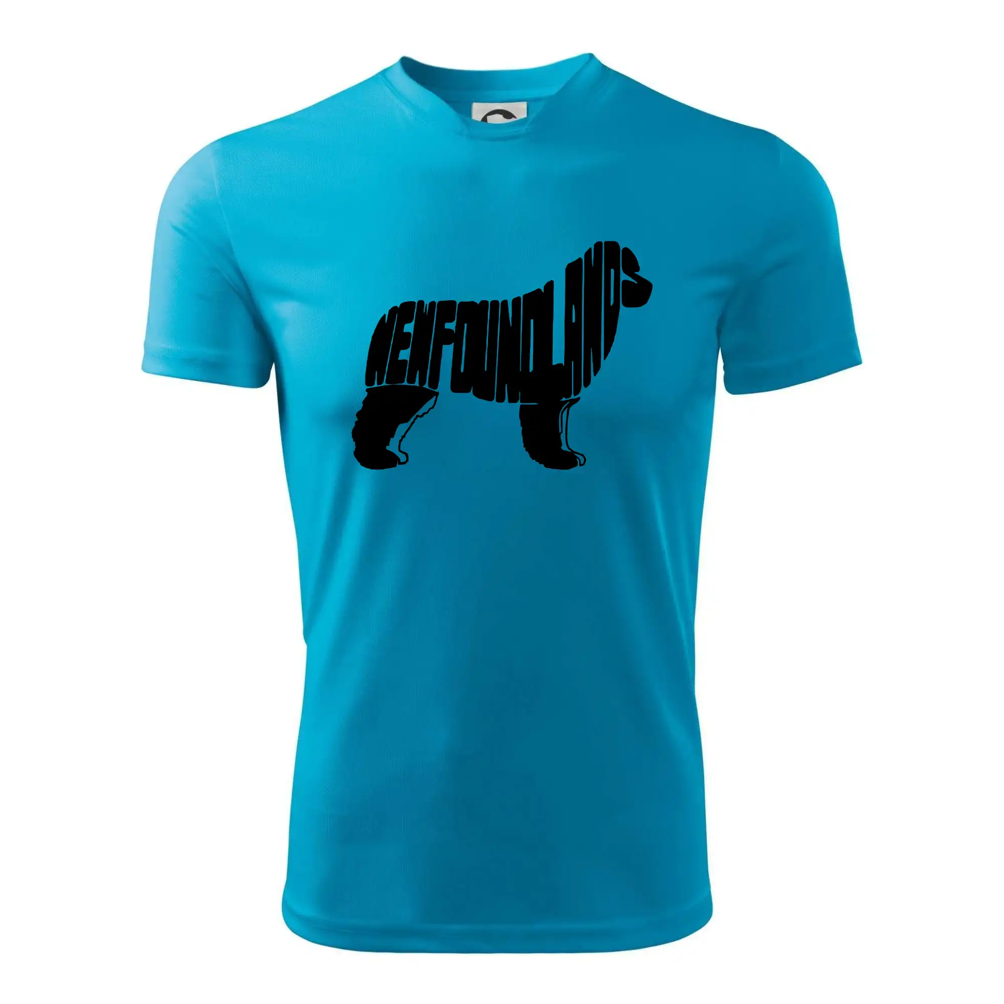 Novofundlandský pes - nápis v tělě